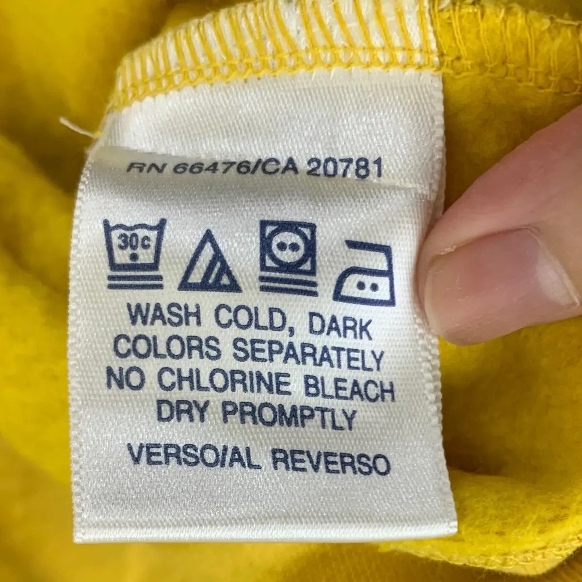 Tommy Hilfiger Vintage TOMMY HILFIGER Denim Jeans Yellow Sweatshirt Size L / US 10 / IT 46 - 6 Thumbnail
