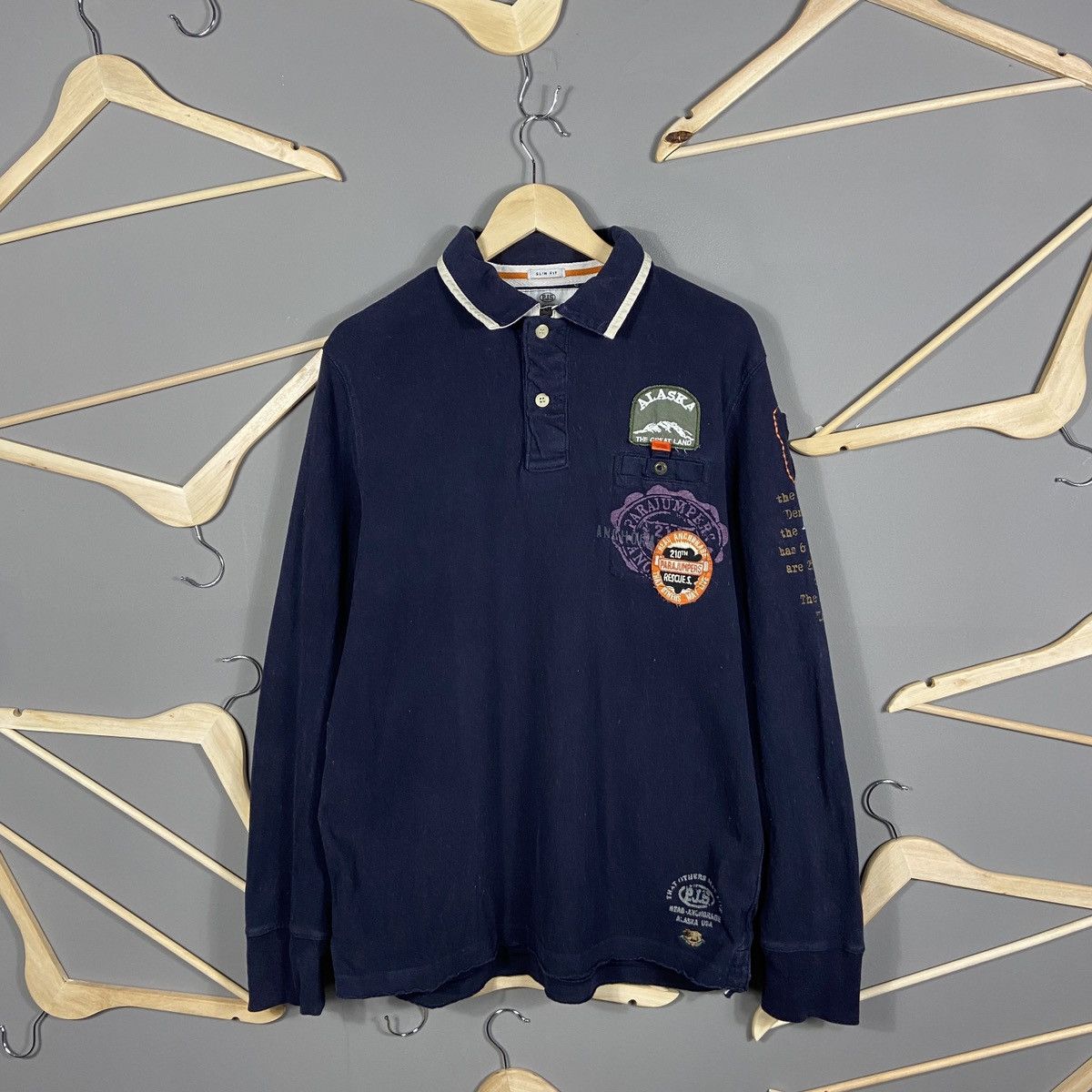 Parajumpers Parajumpers Long Sleeve Polo Shirt Size US XL / EU 56 / 4 - 2 Thumbnail