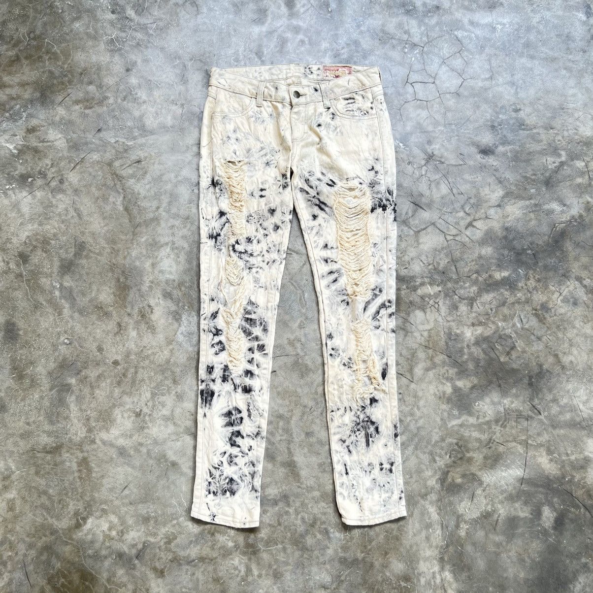 If Six Was Nine 2000s Siwy If six was nine style Distressed Skinny Jeans Size US 26 / EU 42 - 1 Thumbnail