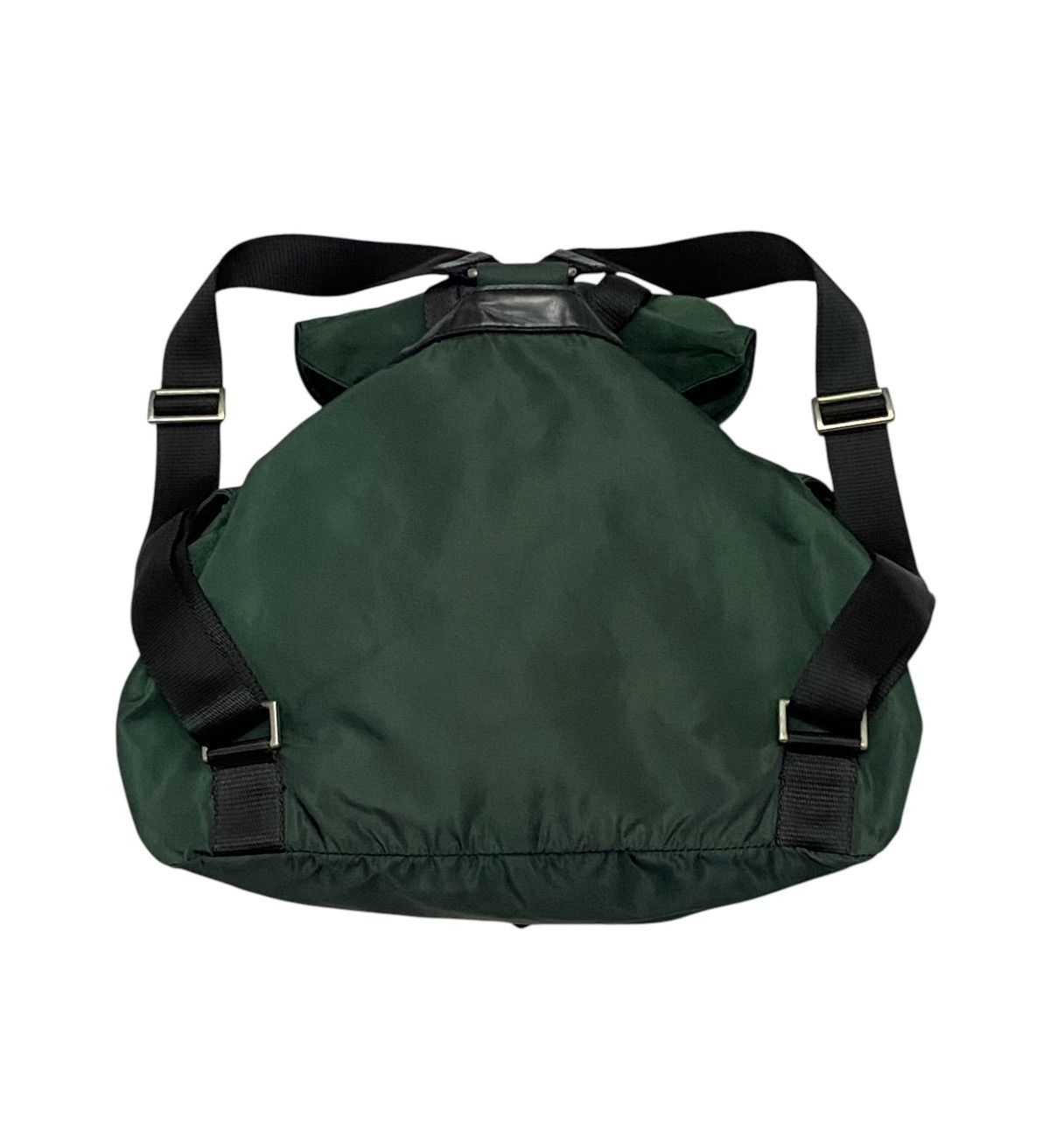 Prada Vintage Prada Tessuto Green Nylon Mini Backpack Size ONE SIZE - 6 Thumbnail