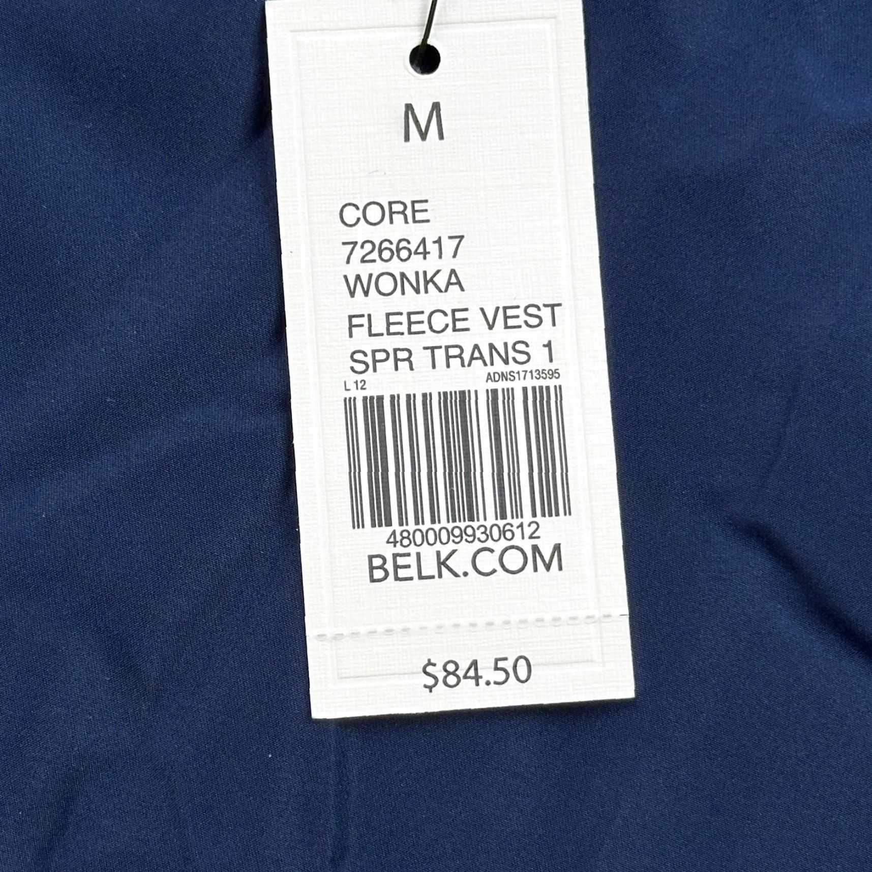 Vintage VINTAGE Crown & Ivy Vest Women’s Medium Blue Wonka Fleece Full Zip Outdoor Casual NWT Size M / US 6-8 / IT 42-44 - 3 Thumbnail