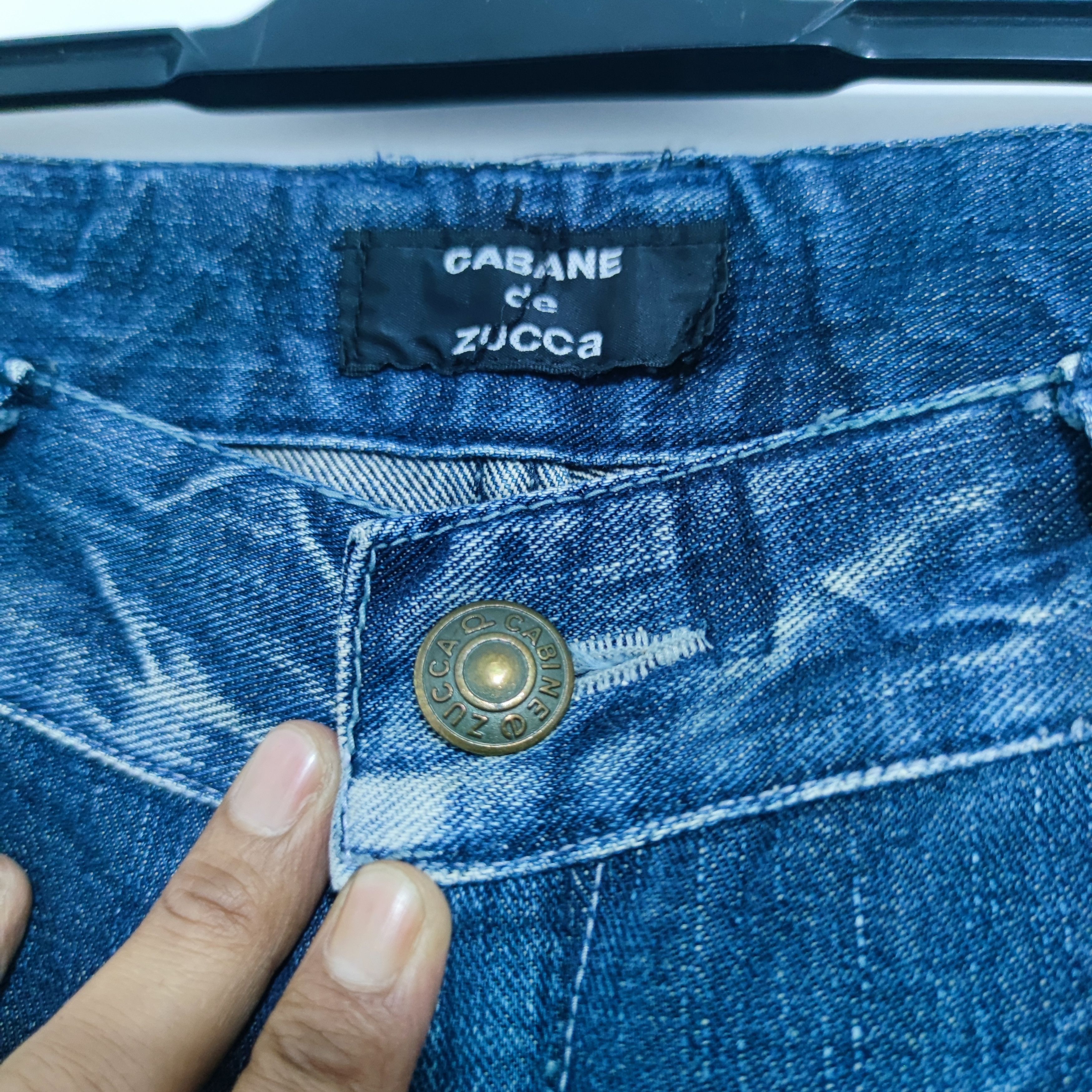 CABANE de ZUCCa × Japanese Brand Distresed Denim Pants Cabane De ZUCCA Size US 31 - 6 Thumbnail