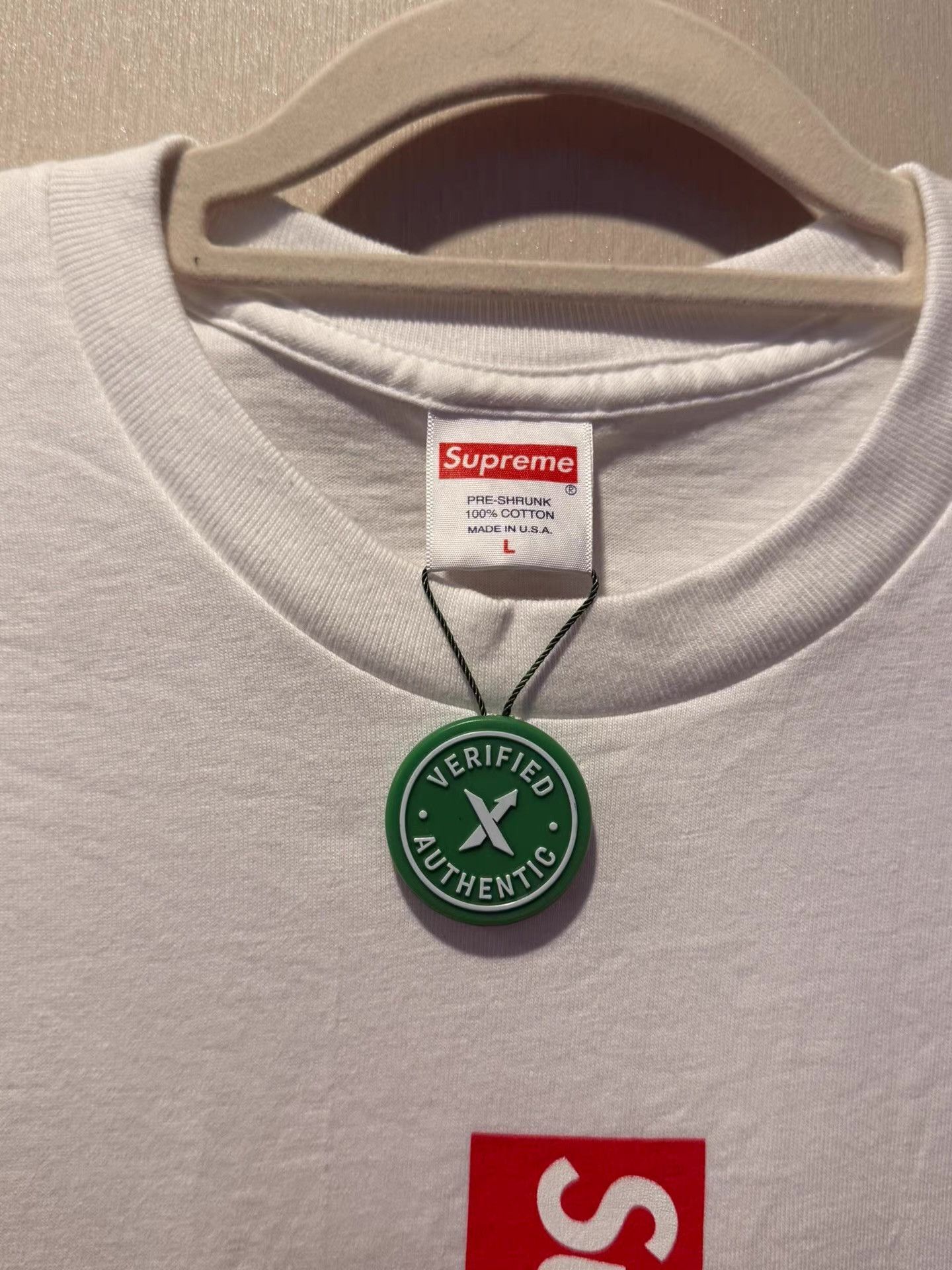 Supreme Supreme Cross Box Logo short-sleeve T-shirt Q20 Size US L / EU 52-54 / 3 - 4 Thumbnail