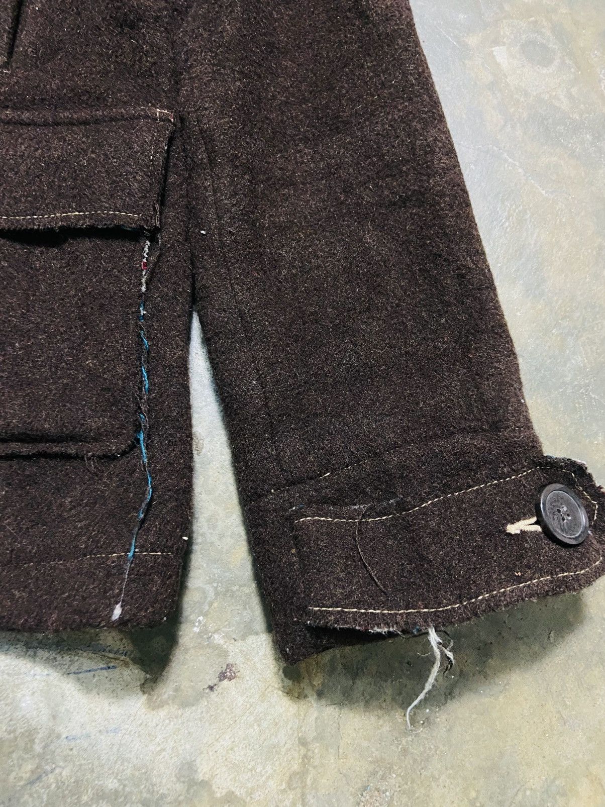 Japanese Brand Kapital Inspire - Nine Ten Plus Double Breasted Wool Jacket Size S / US 4 / IT 40 - 5 Thumbnail