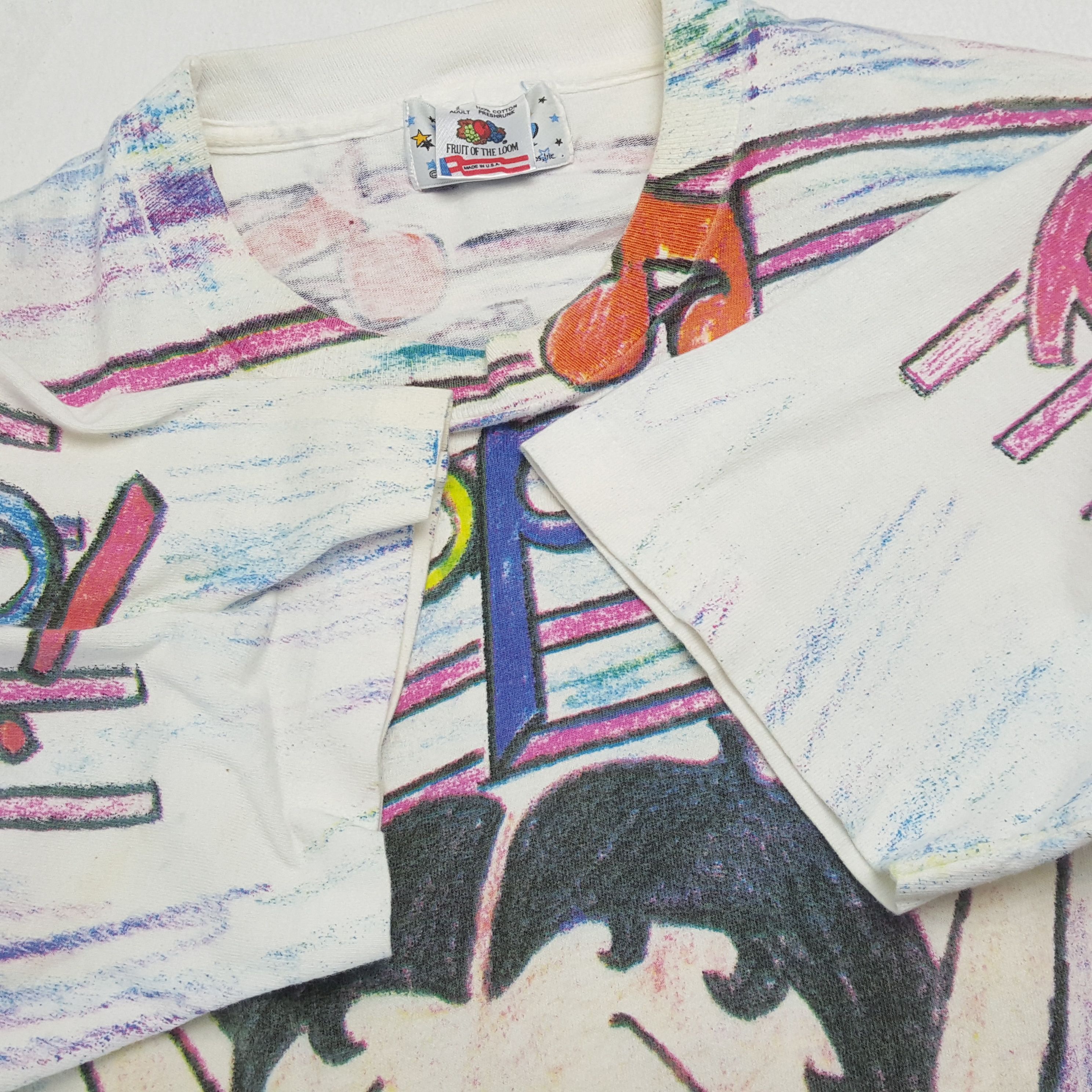 Anime × Cartoon Network × Vintage BETTY BOOP Fullprint Design Cartoon Vintage Tshirt Size US L / EU 52-54 / 3 - 6 Thumbnail