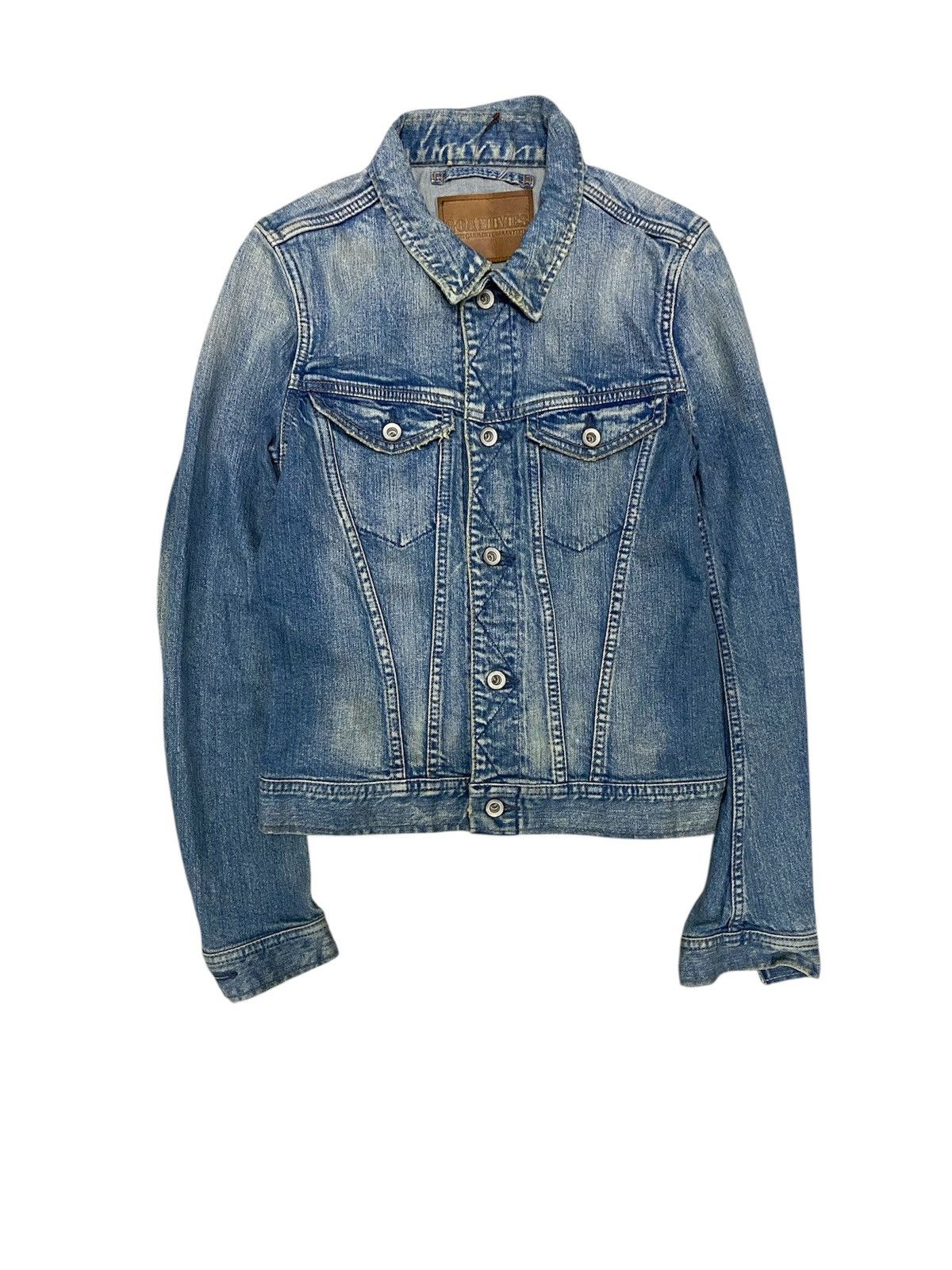 GOA 2000s GOA stone wash V denim Jacket Size US S / EU 44-46 / 1 - 1 Thumbnail