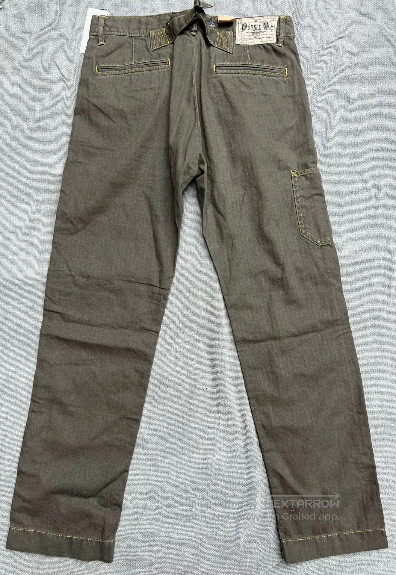 Vintage DoubleRl Herringbone Work Pants.
