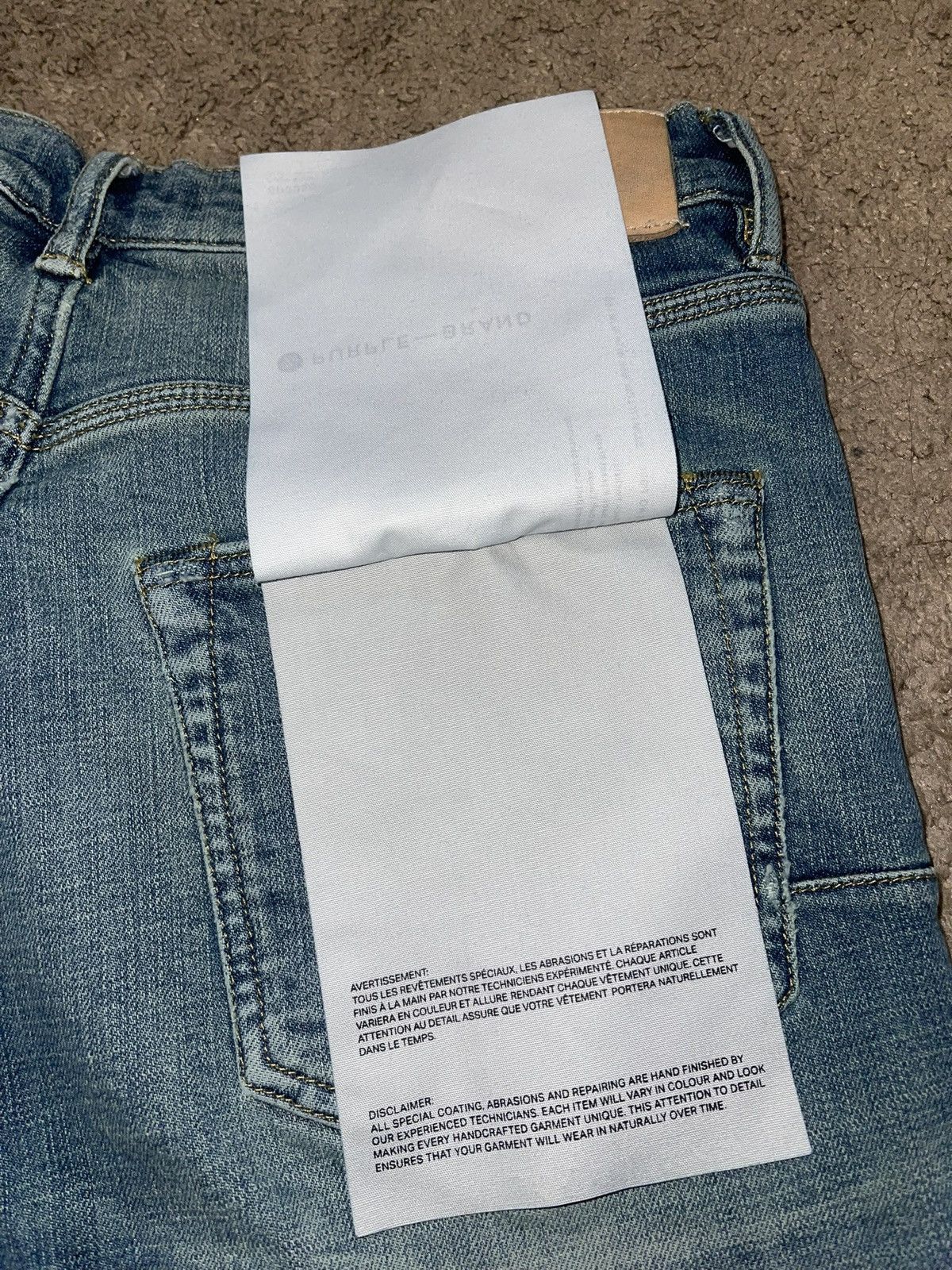 Purple Brand Purple Brand P001 Mid Indigo Size US 32 / EU 48 - 4 Thumbnail