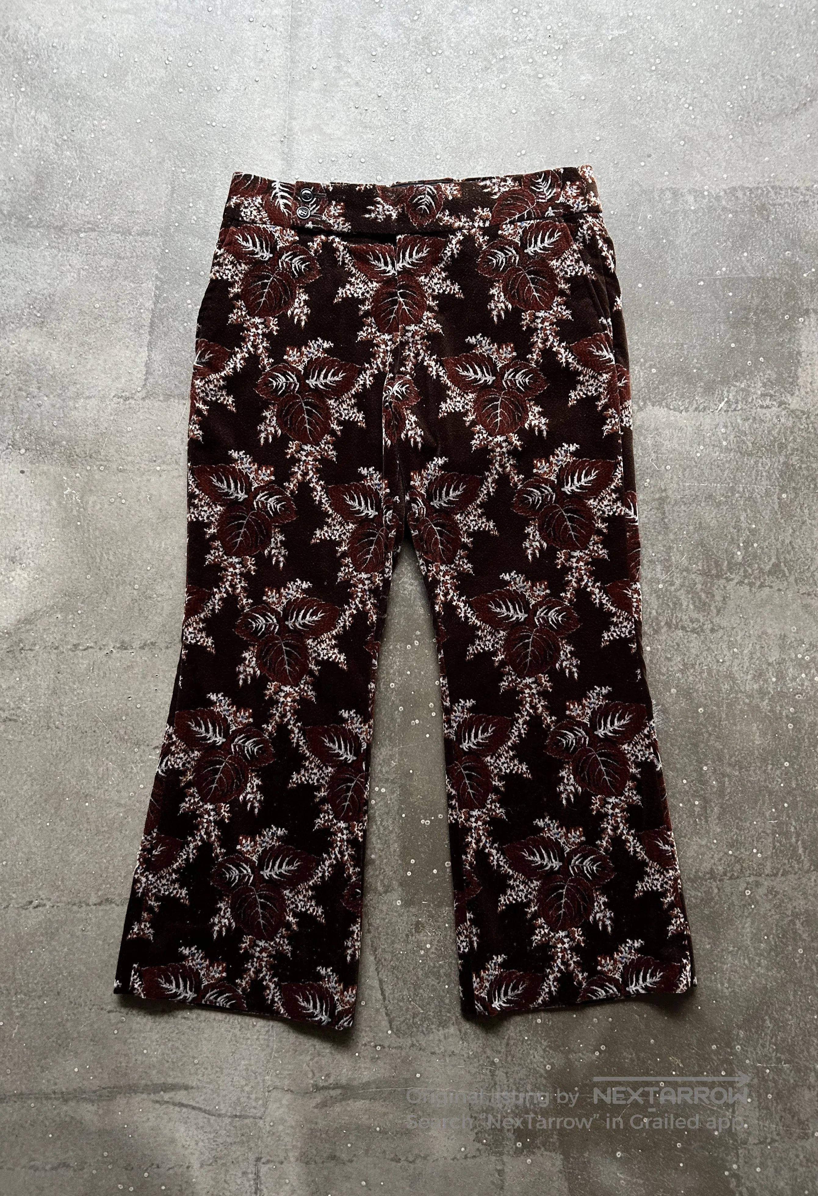 Comme des Garcons floral patterned cropped pants by Comme des Garçons. Size US 34 / EU 50 - 1 Thumbnail