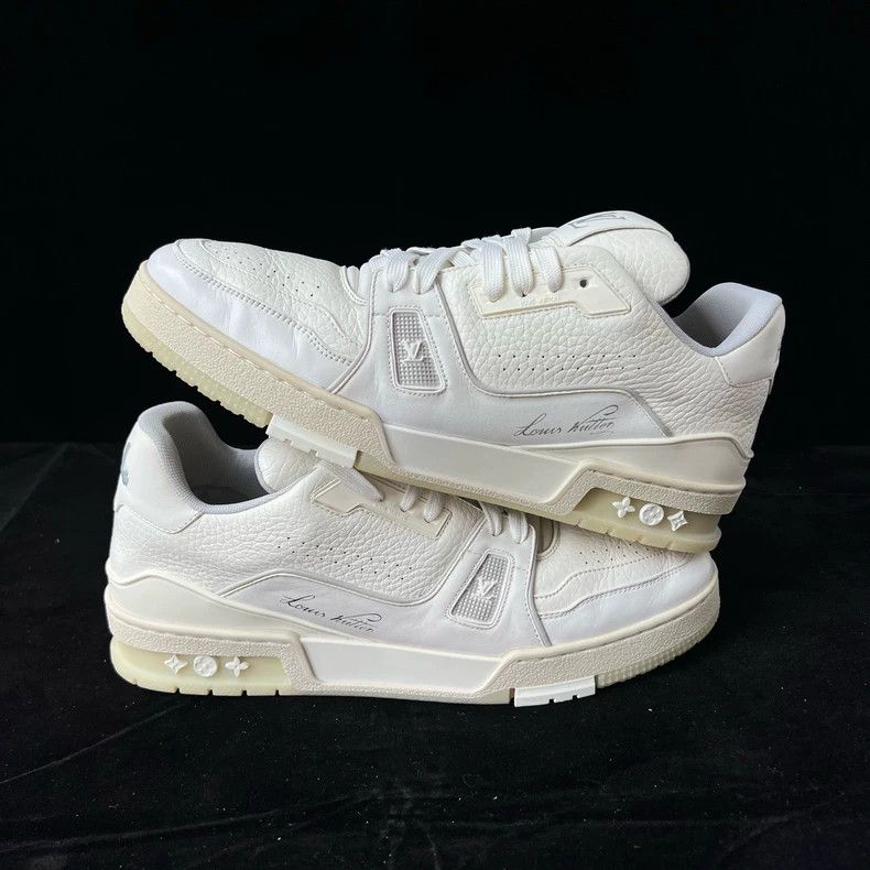 Louis Vuitton Louis Vuitton Trainer white cement board shoes Size US 9.5 / EU 42-43 - 3 Thumbnail