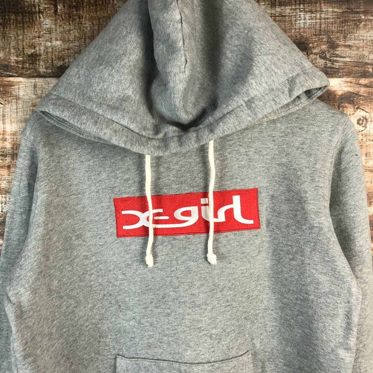 Champion Champion X XGirl vintage Grey Hoodie #A1913 Size US M / EU 48-50 / 2 - 5 Thumbnail