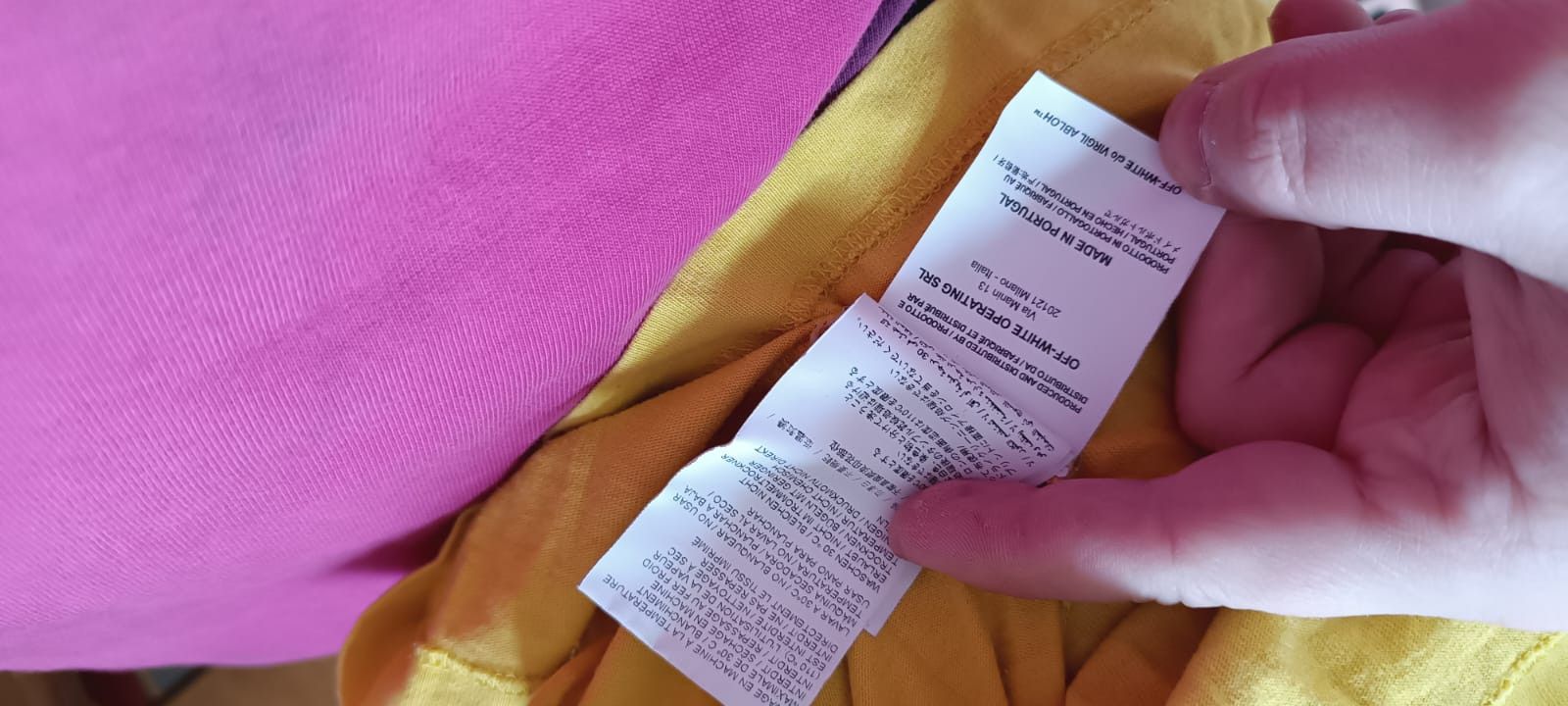 Off-White Off White Hand Long Tee Size US XL / EU 56 / 4 - 6 Thumbnail