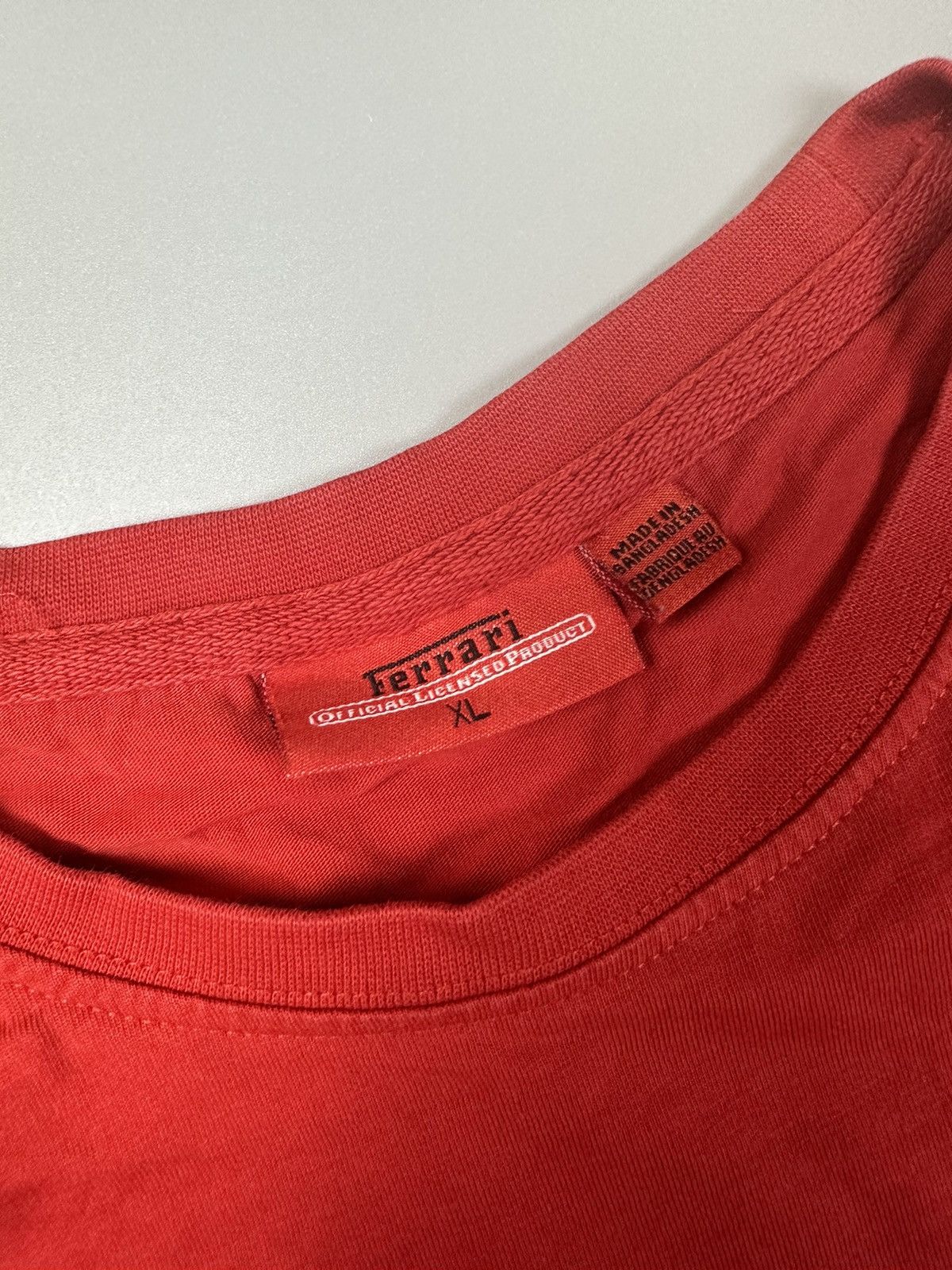 Ferrari Red oversized tee Ferrari big logo Size US XL / EU 56 / 4 - 4 Thumbnail