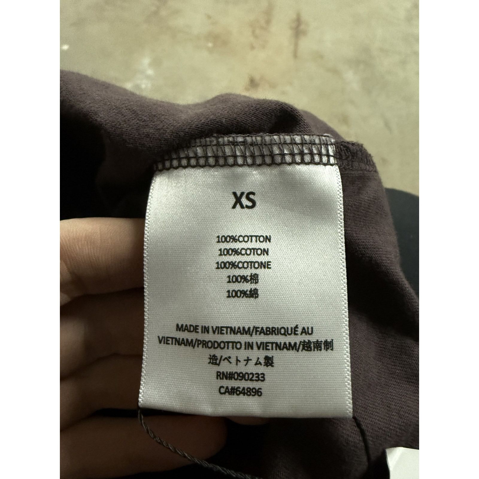 Essentials Essentials Maroon Tee Used XS Size US XS / EU 42 / 0 - 5 Thumbnail