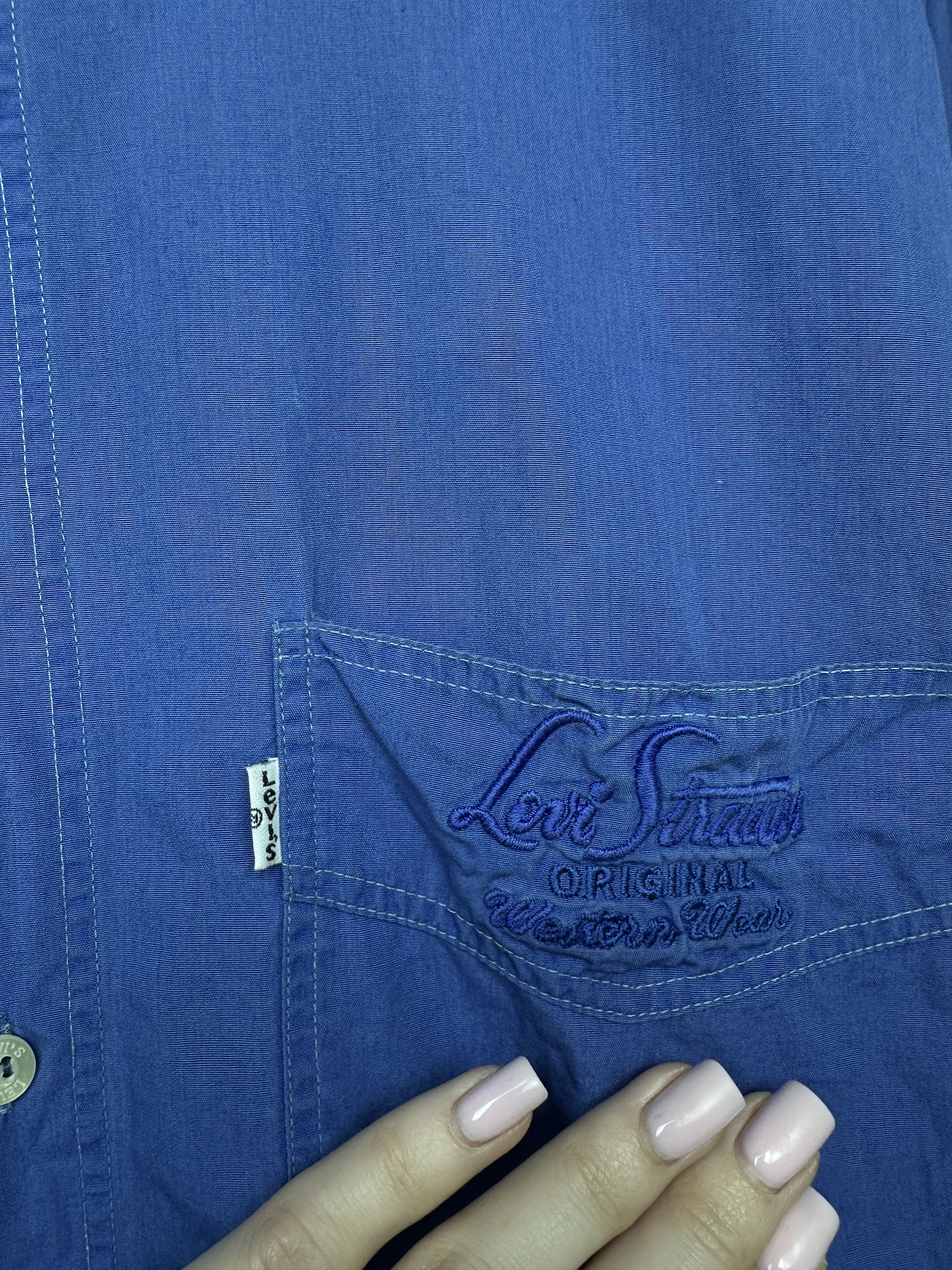 Levi's Levi's 90s Vintage Mens Shirt Size US M / EU 48-50 / 2 - 3 Thumbnail
