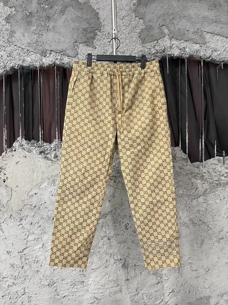 Gucci Gucci Full-print old-fashioned trousers Size US 30 / EU 46 - 1 Thumbnail