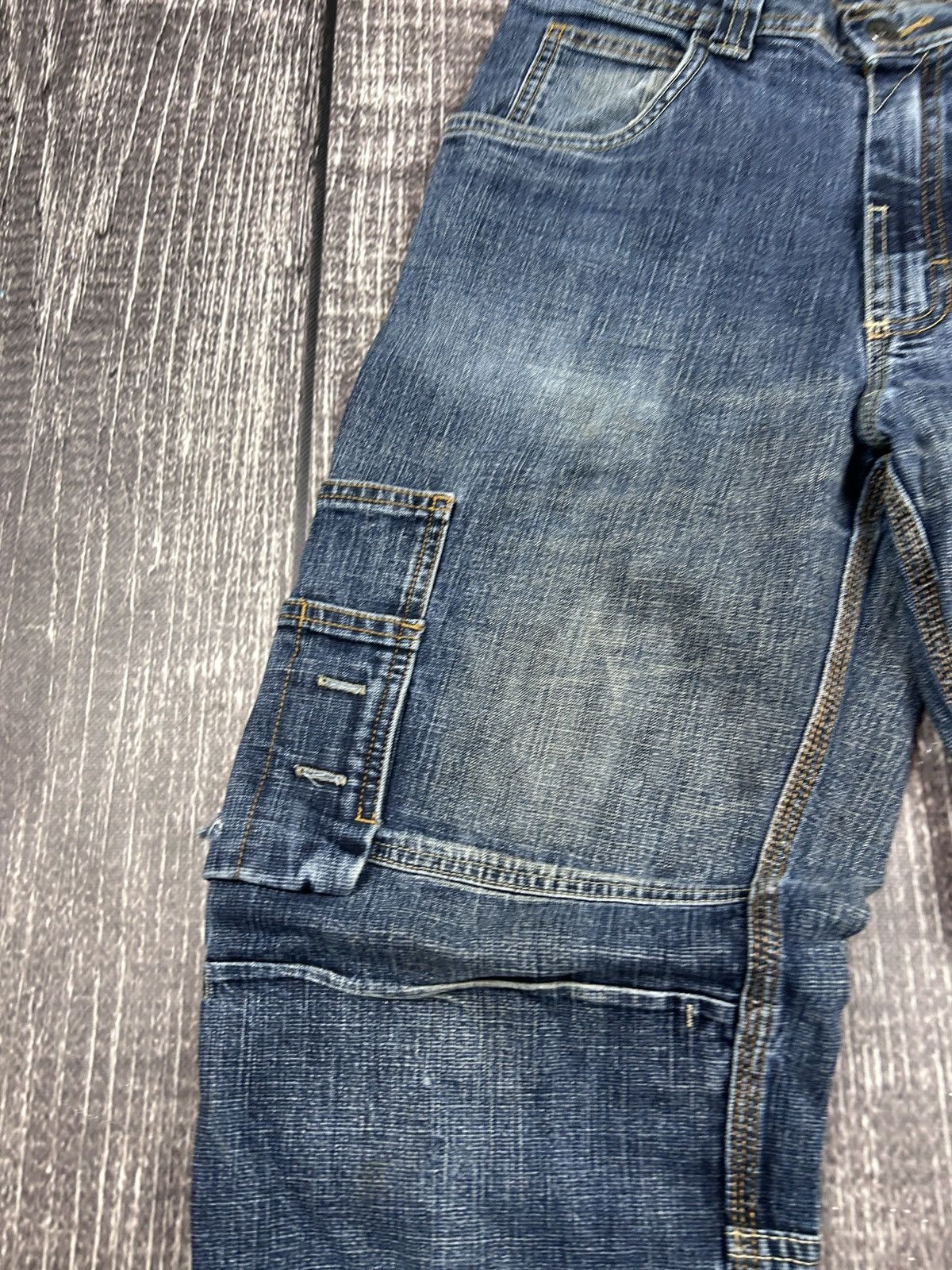 Hysteric Glamour VTG Baggy Rap SK8 JNCO Balenci Style Cargo Jeans Y2K Size US 30 / EU 46 - 9 Thumbnail