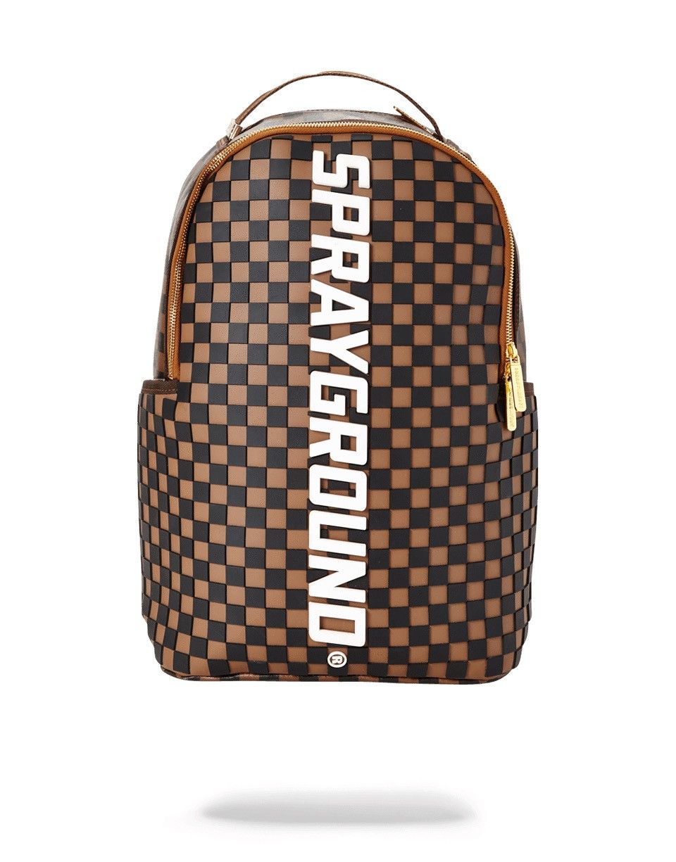 image of Sprayground 3D Molded Rubber Checkered Logo, Men's