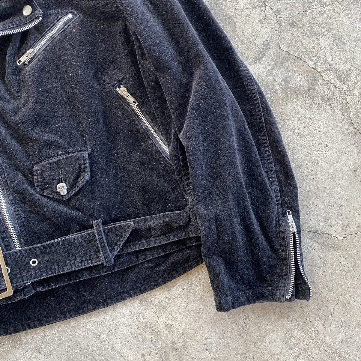 Japanese Brand Japanese Brand Black Velvet Moto Jacket Size US L / EU 52-54 / 3 - 6 Thumbnail