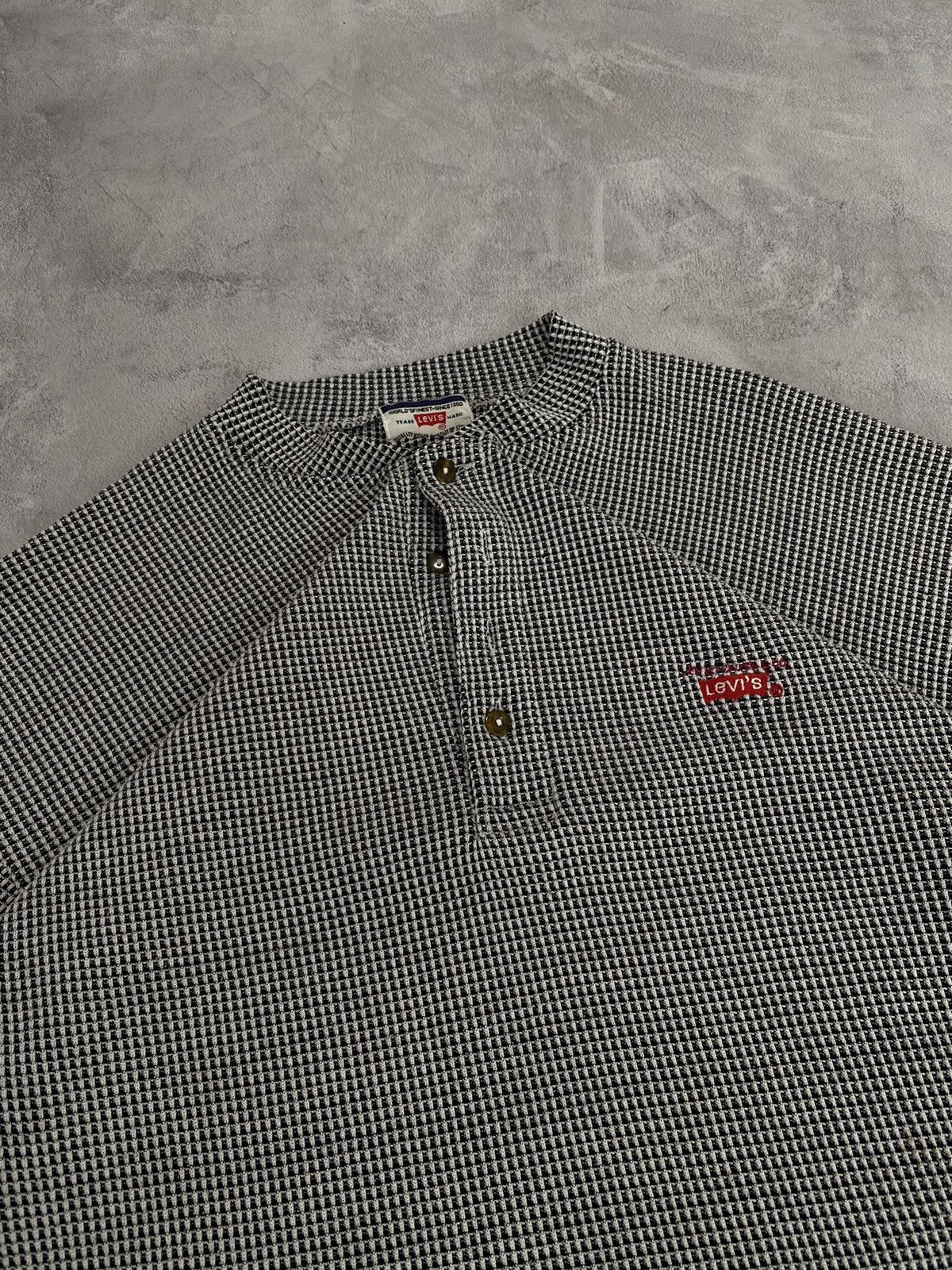 Levi's Vintage Clothing 🩻 Vintage T Shirt Levis Ribbed Style Long Sleeve Size US XL / EU 56 / 4 - 3 Thumbnail