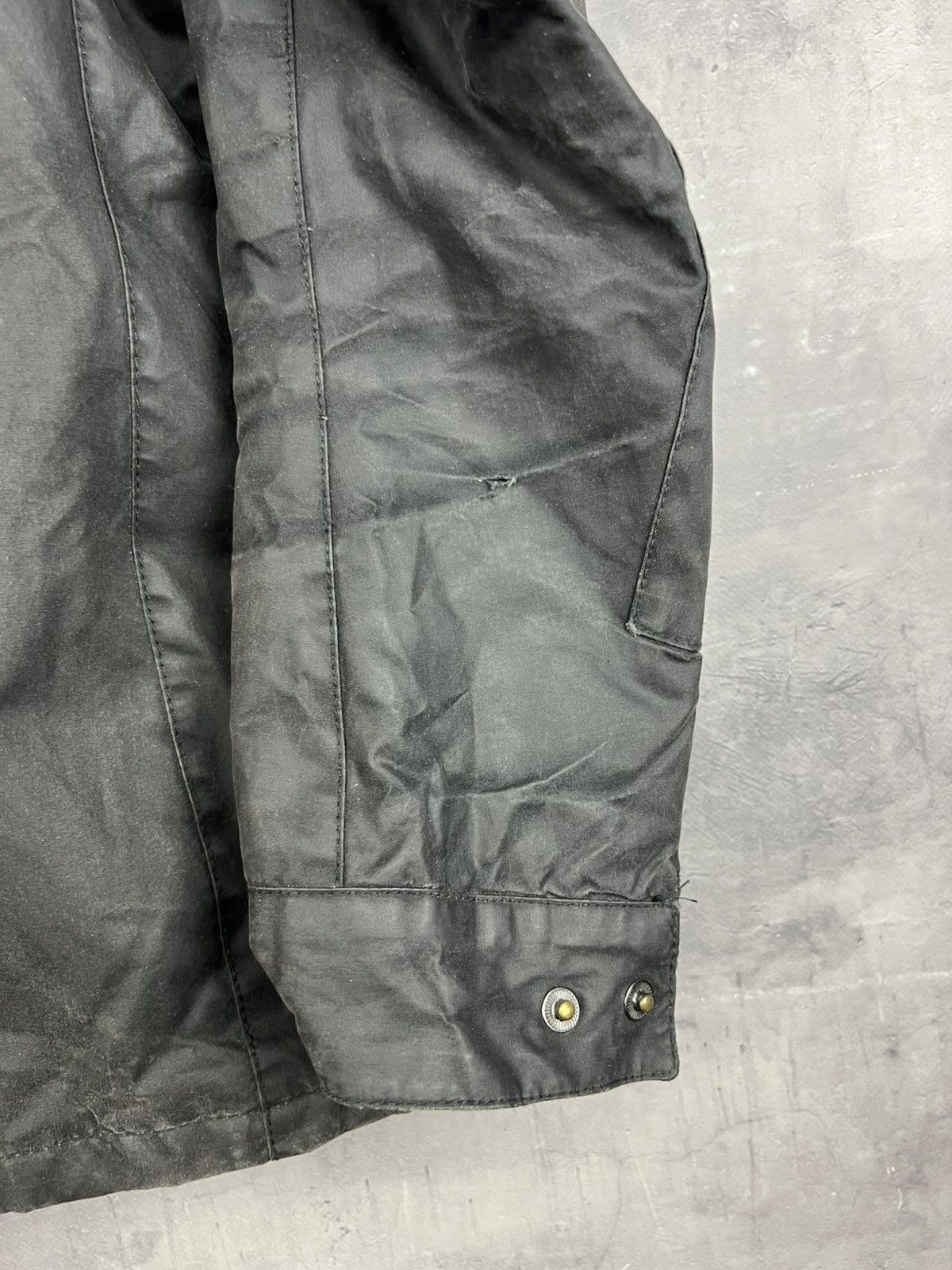 Barbour Barbour International Wax Jacket Men's Size L Black Bomber Size US L / EU 52-54 / 3 - 18 Thumbnail