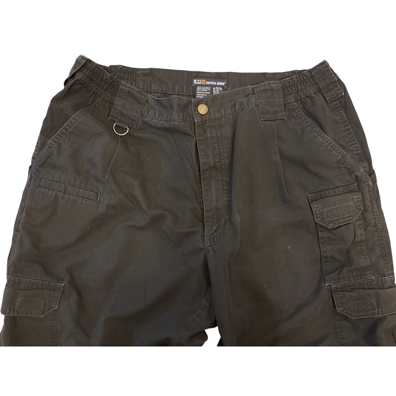 5.11 5.11 Tactical Series black cargo tech pants 36x34 thrashed Size US 36 / EU 52 - 5 Thumbnail