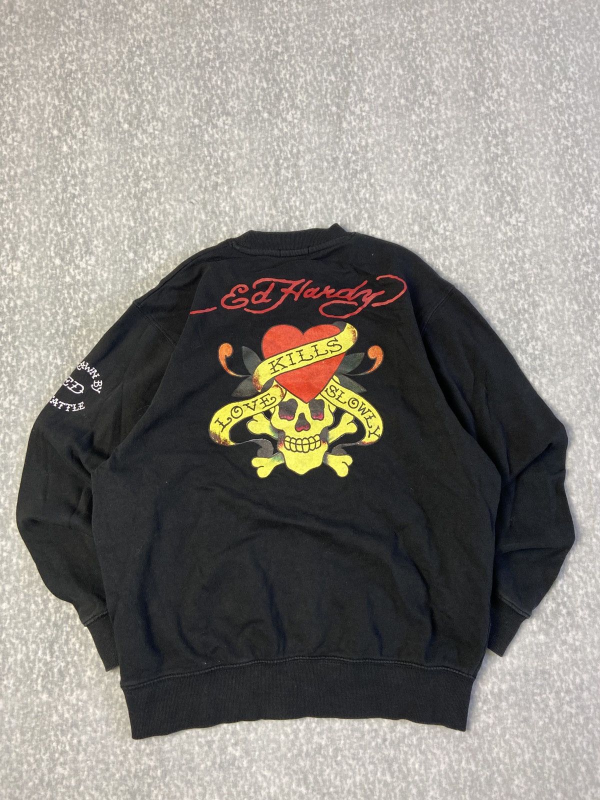 Ed Hardy Vintage Ed Hardy crew neck Sweatshirt Embroidered logo Size US M / EU 48-50 / 2 - 1 Thumbnail