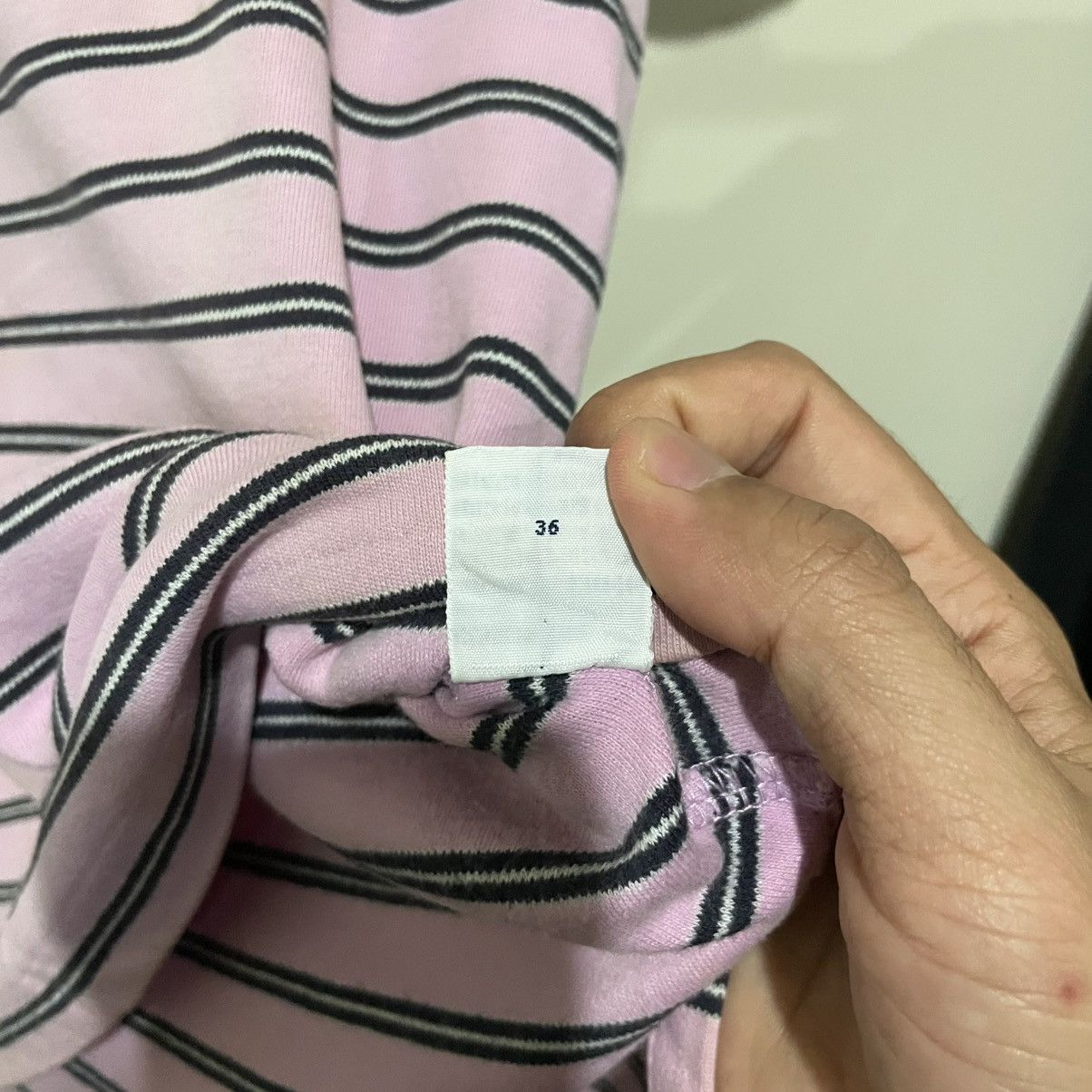 Polo Ralph Lauren Polo Ralph Lauren men's pink and blue striped polo shirt Size US S / EU 44-46 / 1 - 7 Thumbnail