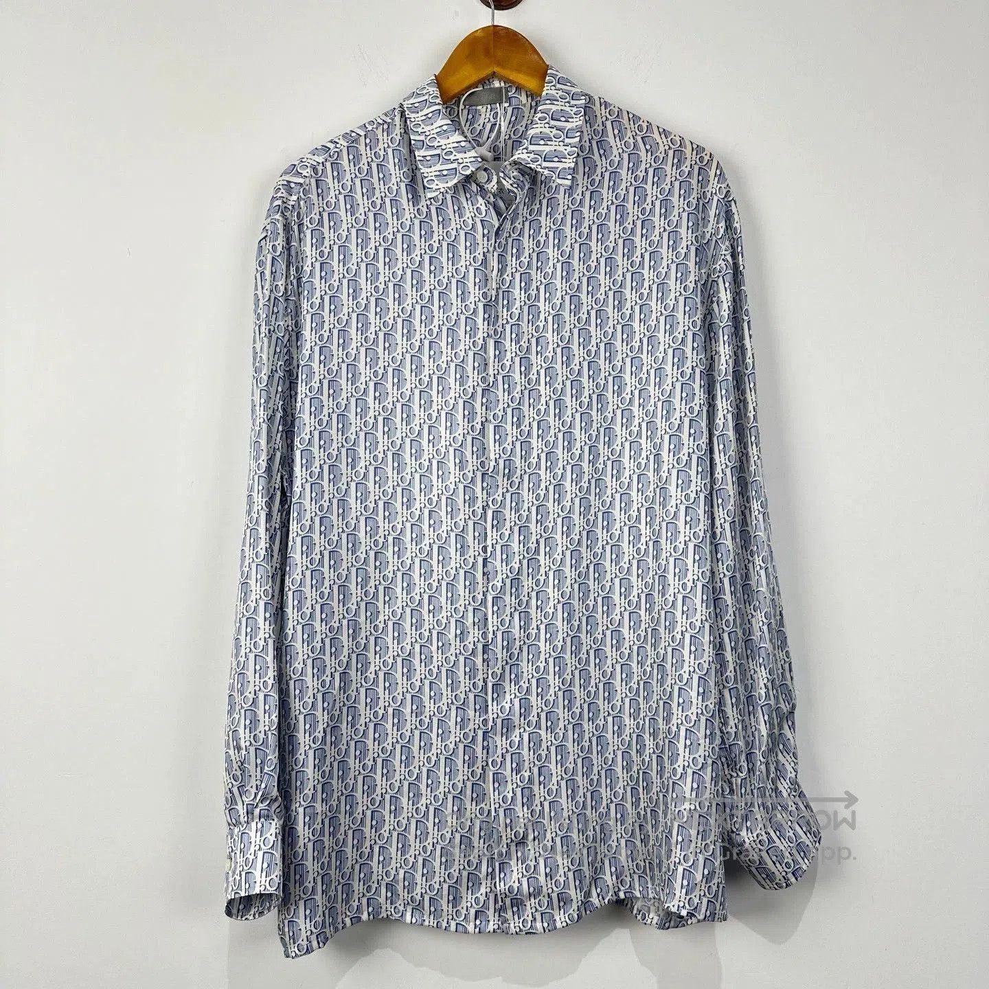 Dior dior logo silk long sleeve shirt. Size US S / EU 44-46 / 1 - 1 Thumbnail