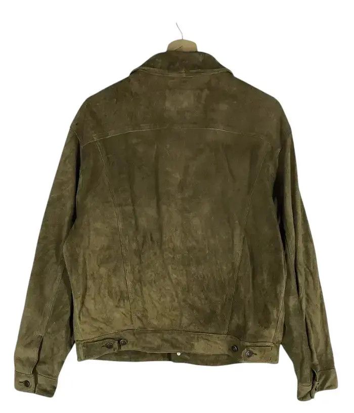 Gap Vintage Gap Season Feb 00 Cow Split Leather Jackets Size US M / EU 48-50 / 2 - 3 Thumbnail