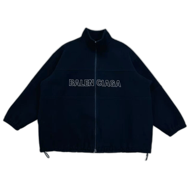 Balenciaga Balenciaga Embroidered Logo Quilted Jacket Size US L / EU 52-54 / 3 - 1 Thumbnail