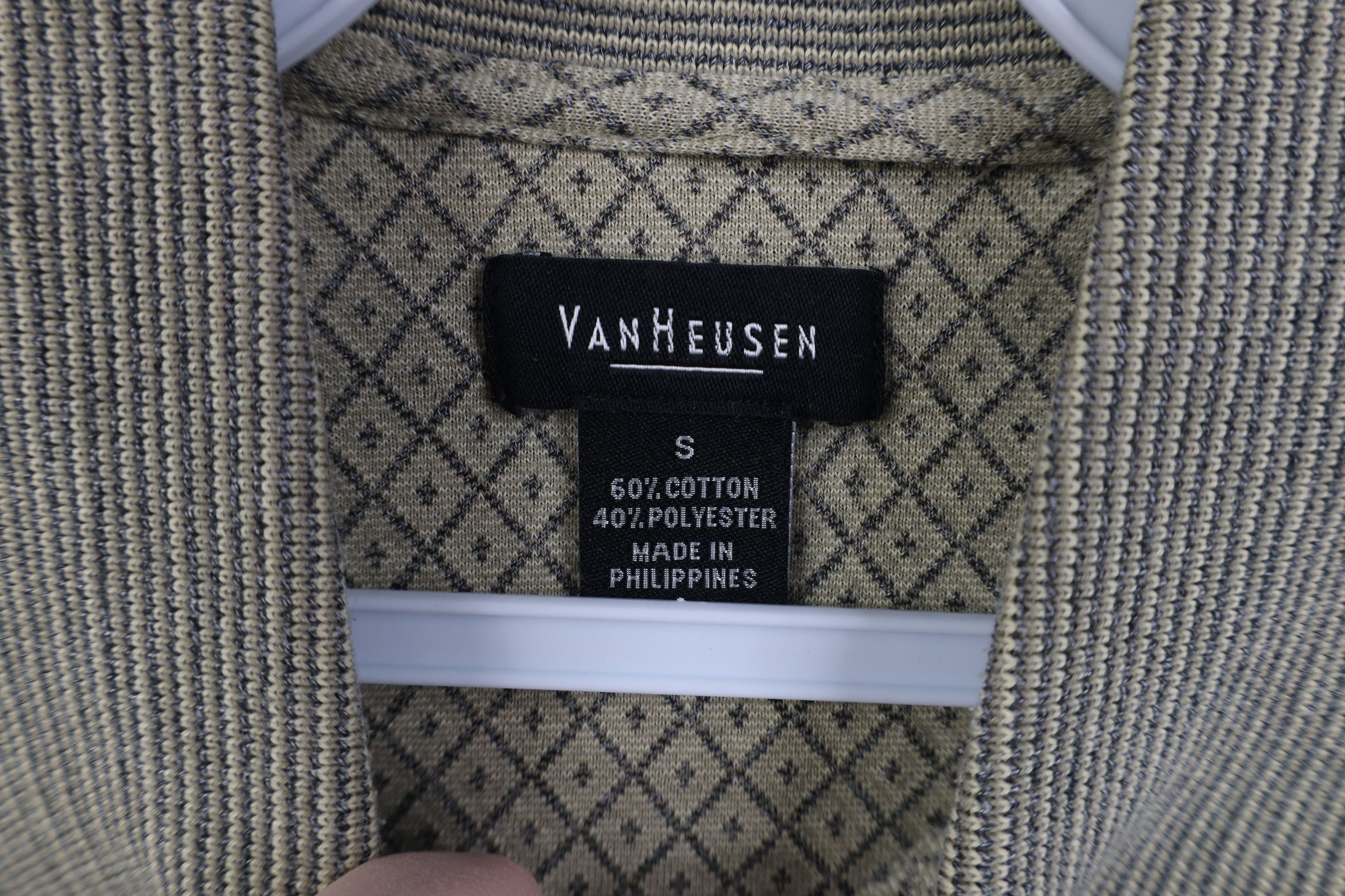 Vintage Vintage 90s Streetwear Argyle Diamond Knit Golf Polo Shirt Size US S / EU 44-46 / 1 - 6 Thumbnail