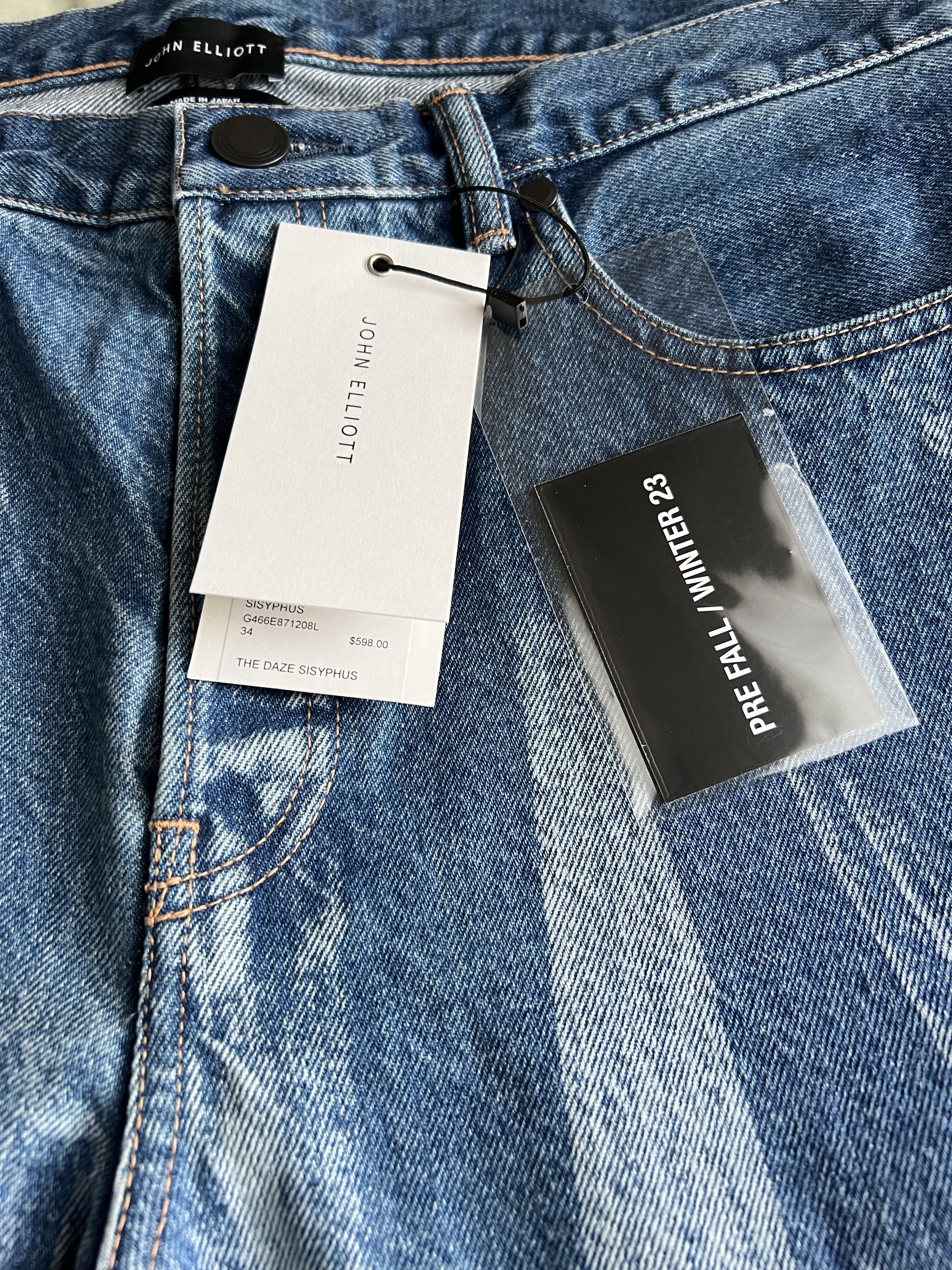 John Elliott John Elliott The Daze Sisyphus Jeans in Blue Size US 34 / EU 50 - 7 Thumbnail