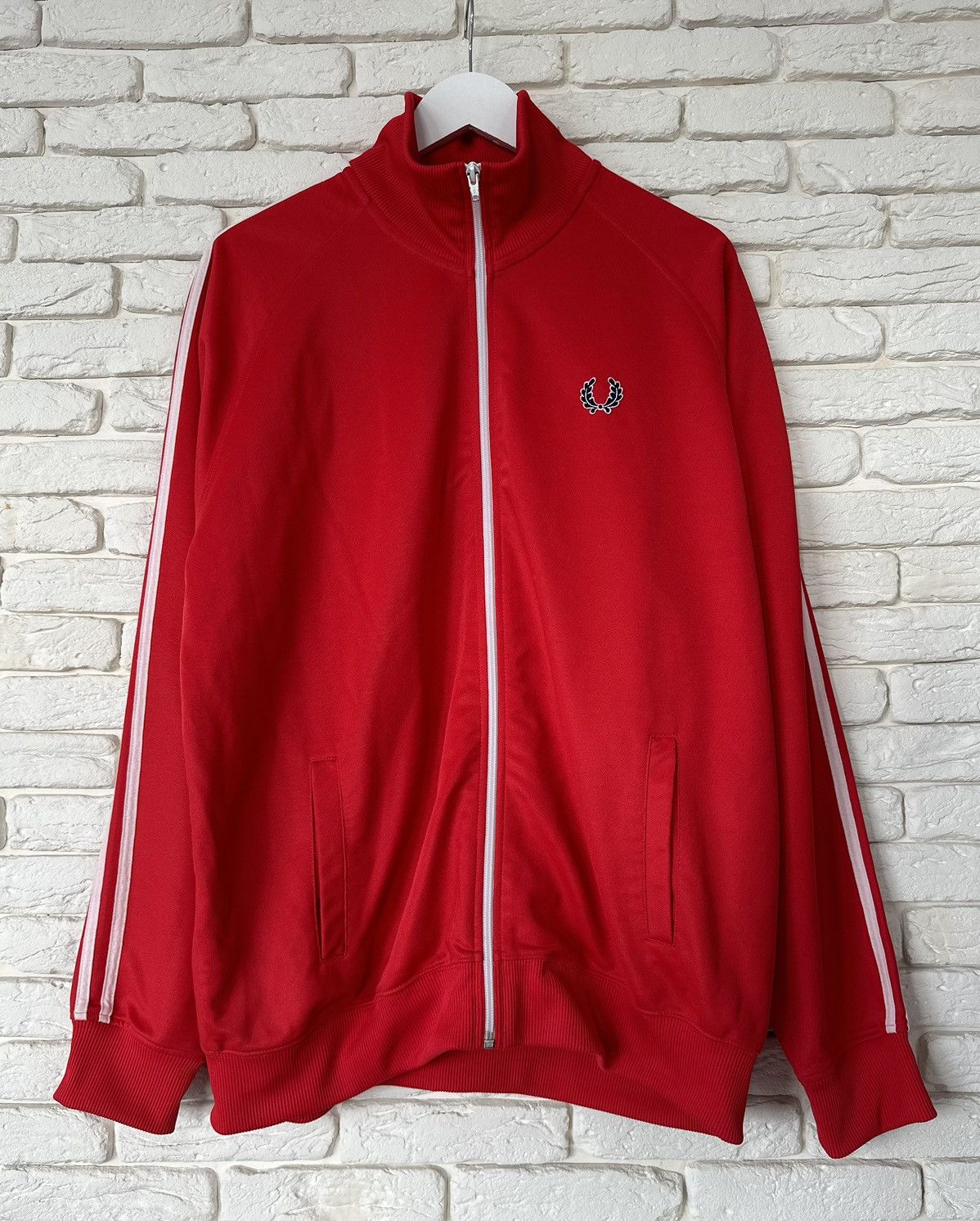 Fred Perry × Vintage Fred Perry Logo Jacket Zipper Men's Size XL Size US XL / EU 56 / 4 - 1 Thumbnail