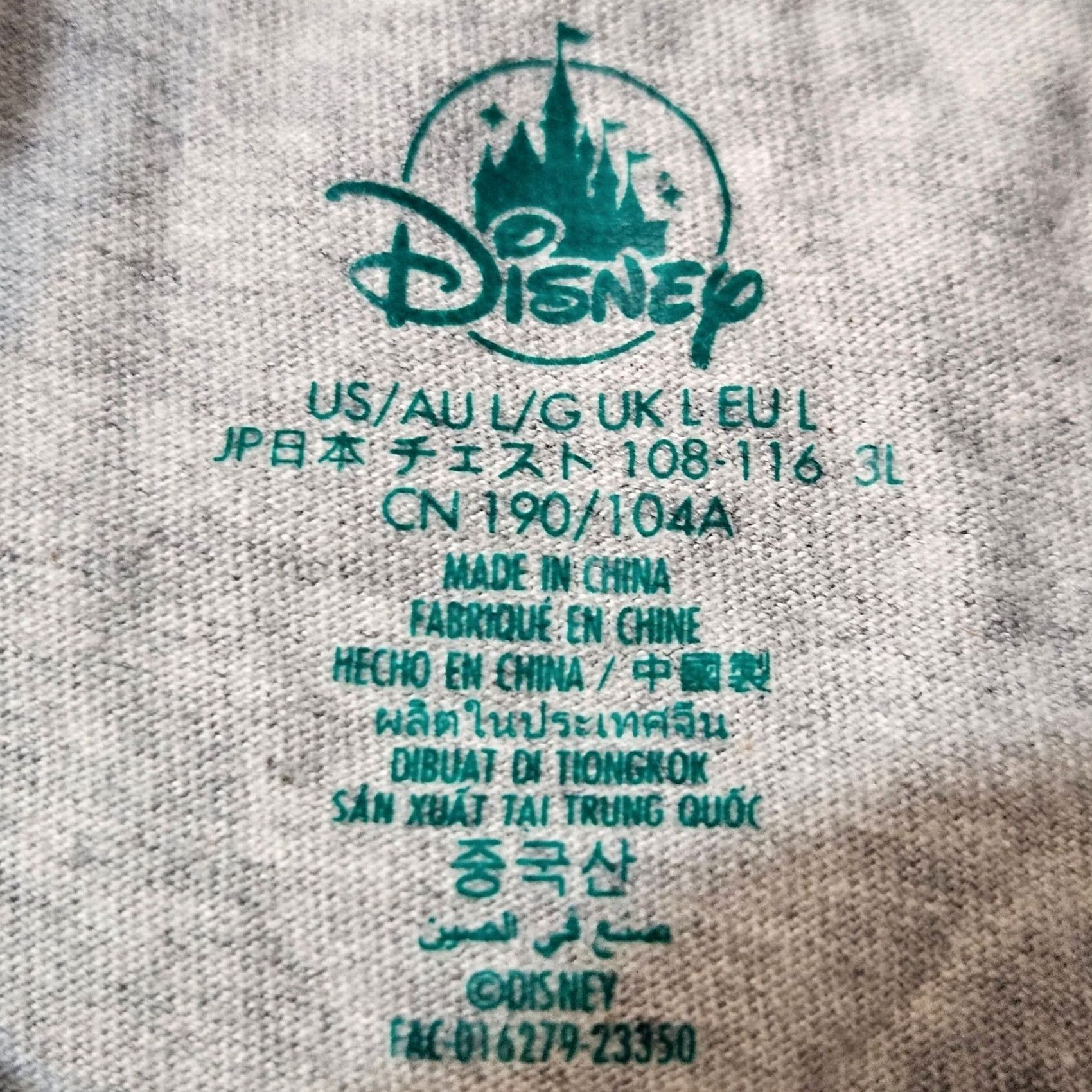 Disney Disney Shirt Adult Large NWT Gray Tiana's Shortcut To Bayou Adventure Graphic Men Size US L / EU 52-54 / 3 - 4 Thumbnail