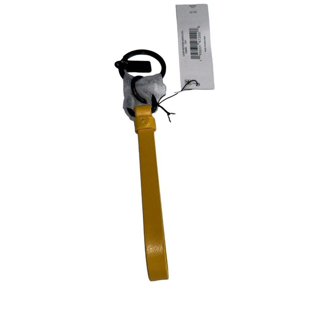 Coach Coach Loop Key FOB Attached split key ring Canary / Black Size ONE SIZE - 5 Thumbnail