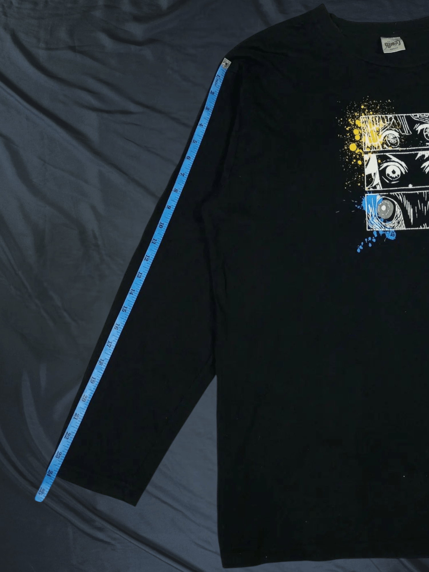Anime × Cartoon Network × Japanese Brand "DEMON SLAYER" KIMETSU NO YAIBA LONG SLEEVE TSHIRT Size US XL / EU 56 / 4 - 15 Thumbnail