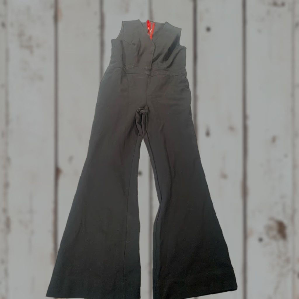 Spanx SPANX Jumpsuit Women L Black One-Piece Classic Style Size L Regular Size 36" / US 14 / IT 50 - 1 Thumbnail