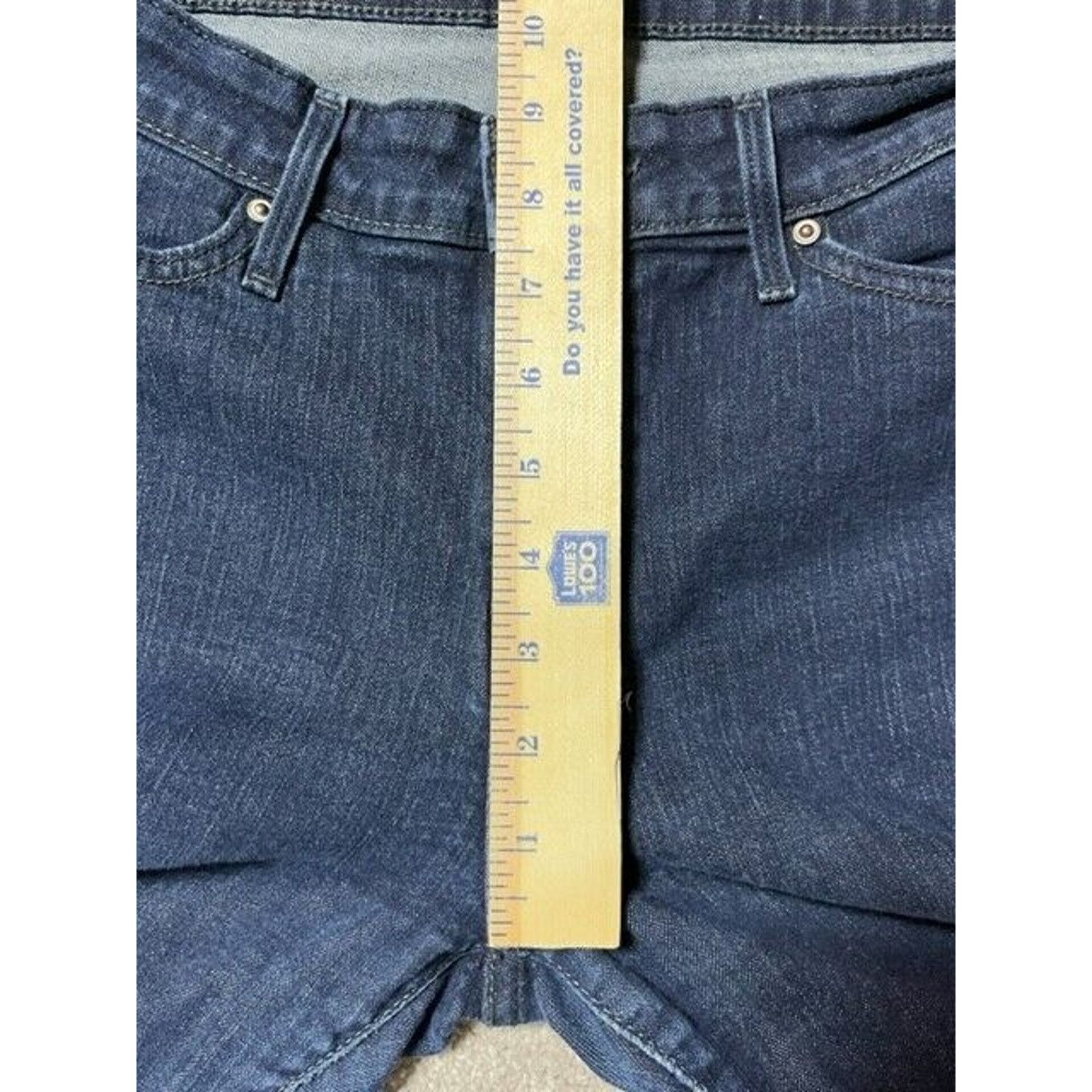 Levi's Levi's Legging Skinny Jeans Womens 14M 32x32 Dark Wash Denim Size 36" / US 14 / IT 50 - 4 Thumbnail