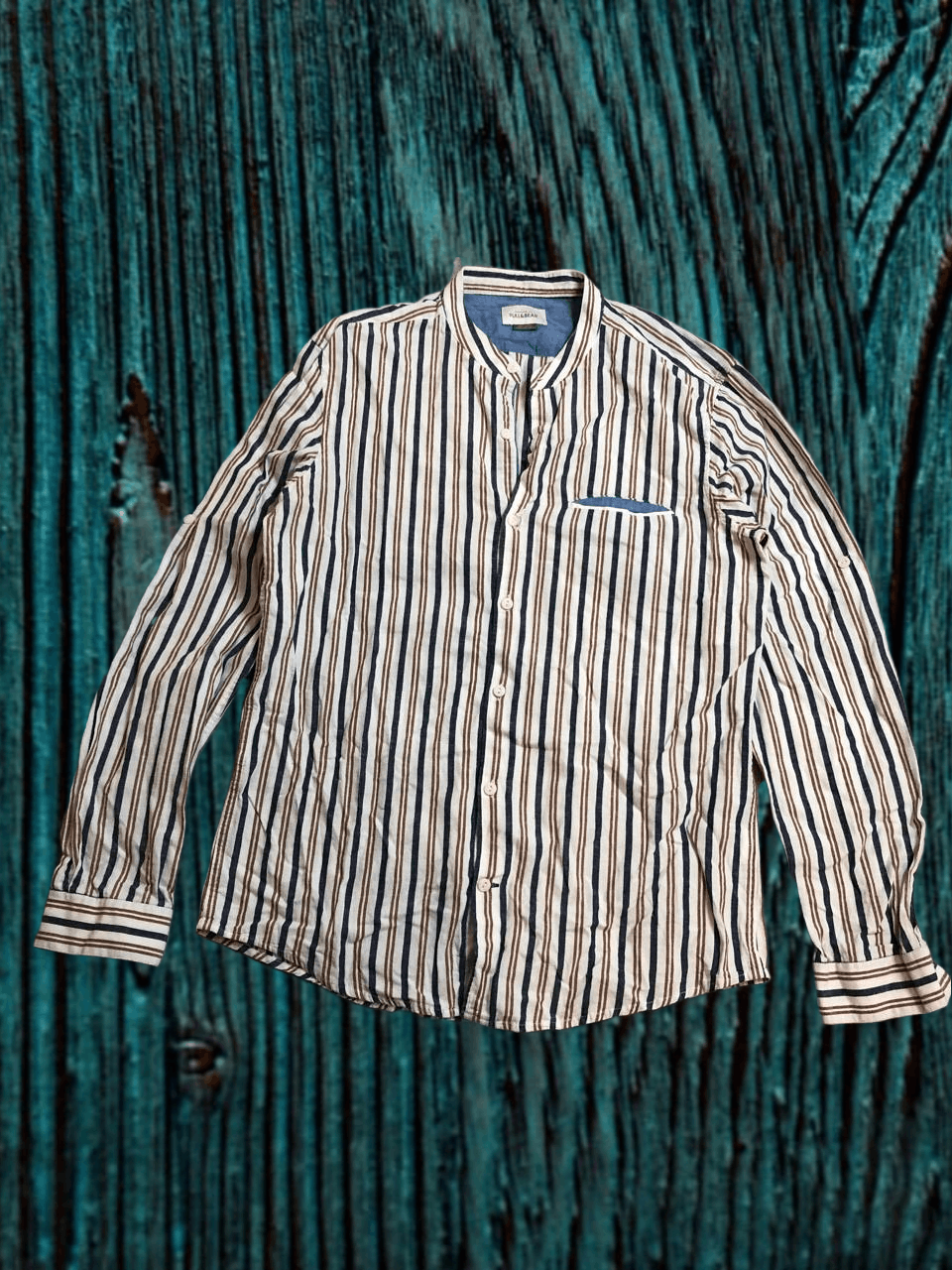 Pull & Bear Pull & Bear streetwear striped shirts Size US L / EU 52-54 / 3 - 1 Thumbnail