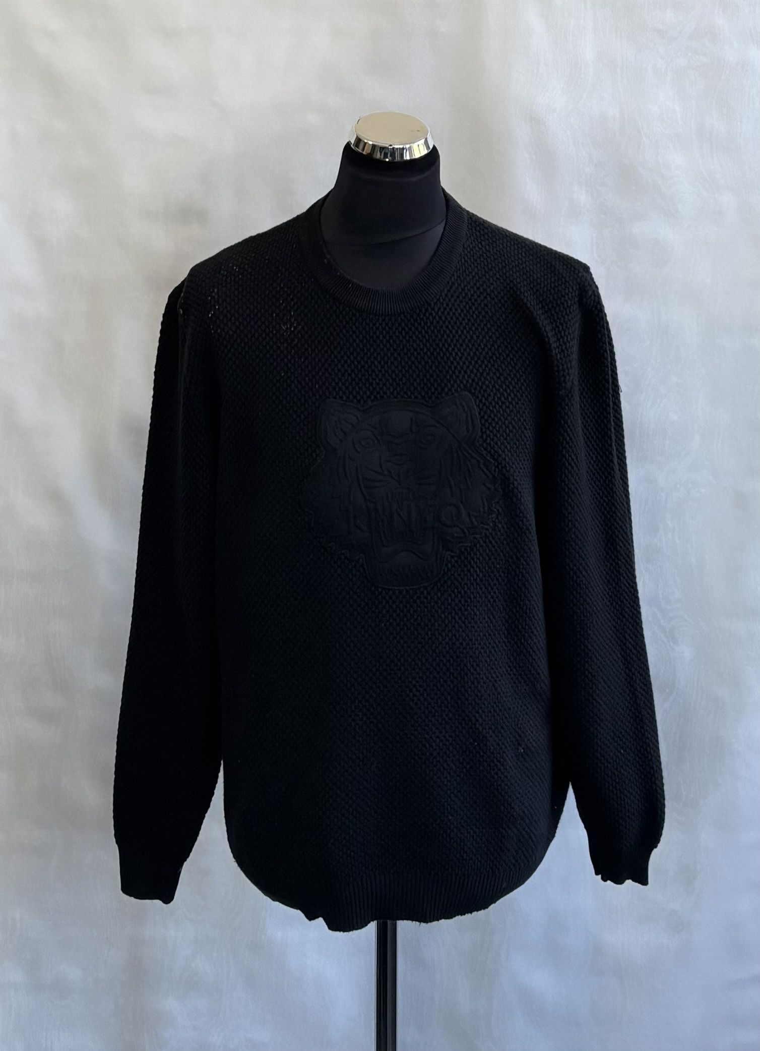 Kenzo Kenzo Tiger Black sweater size XXL Size US XXL / EU 58 / 5 - 1 Thumbnail