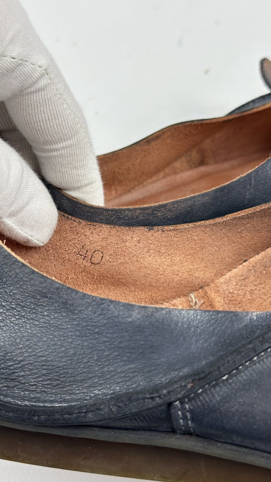 Trippen Trippen Leather Navy Flats Size US 10 / IT 40 - 8 Thumbnail