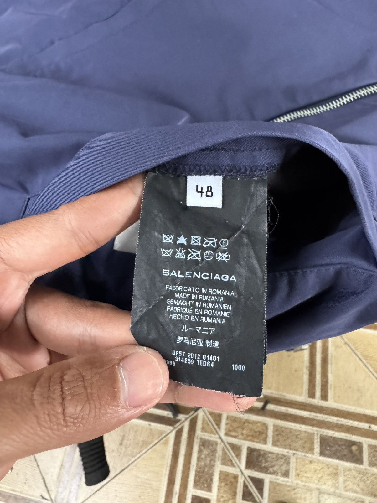 Balenciaga (12SS) BALENCIAGA PARIS CUTTON SILK LINEN REVERSIBLE JACKET Size US M / EU 48-50 / 2 - 11 Thumbnail