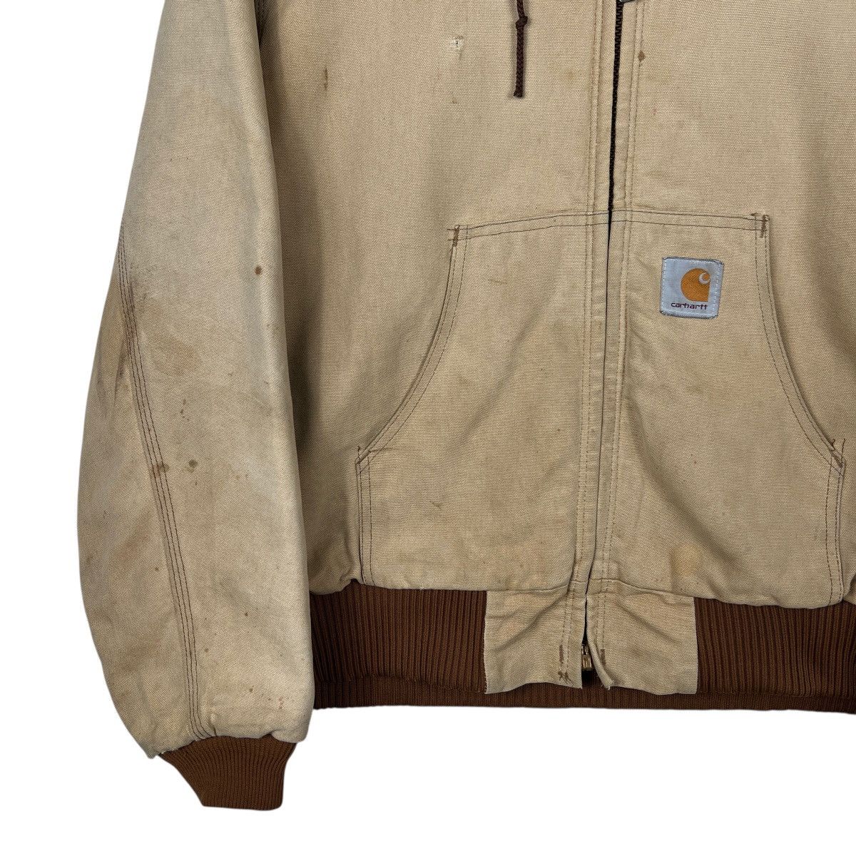 Carhartt 🔥 Vintage Carhartt Sunfaded Active Hoodie Jacket Size US XL / EU 56 / 4 - 5 Thumbnail