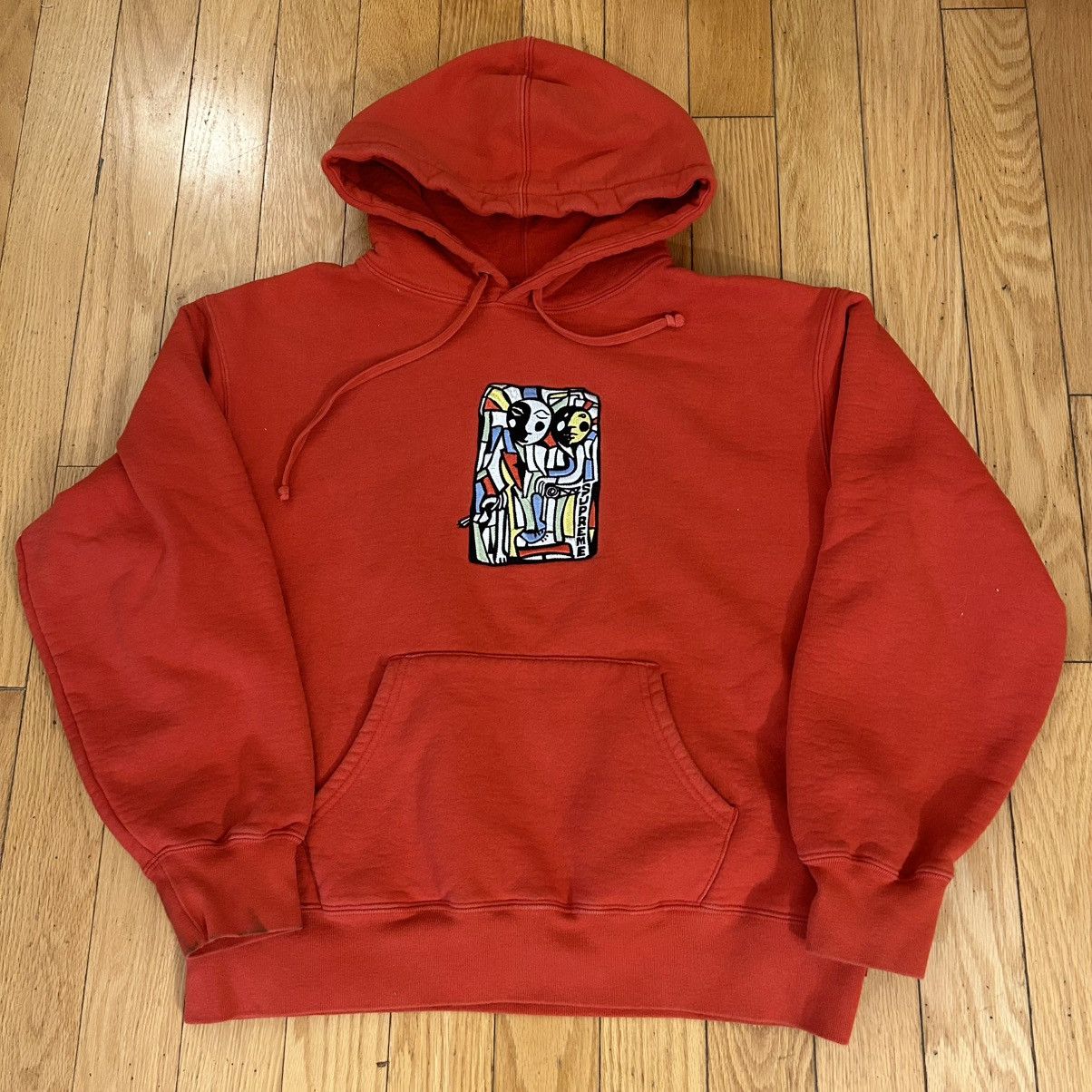 Supreme Supreme Neil Blender Hooded Sweatshirt Red Small Size US S / EU 44-46 / 1 - 1 Thumbnail
