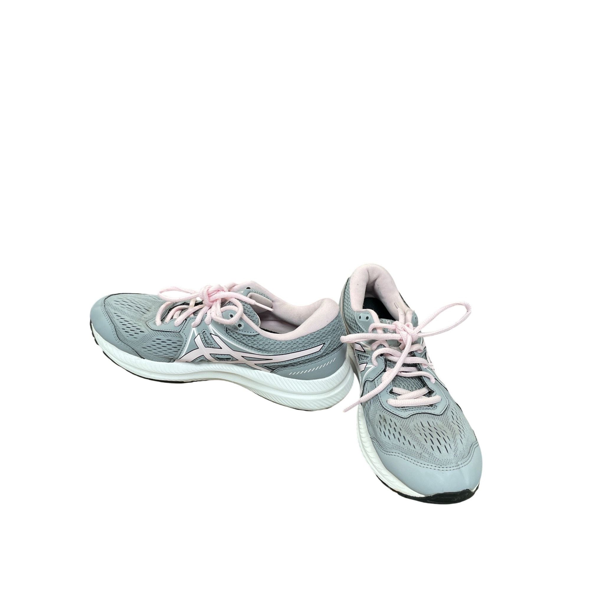 Asics Asics Gel-Contend 7 Mens gray white Sneakers Size 9.5 SKU 9 Size US 9.5 / EU 42-43 - 2 Thumbnail