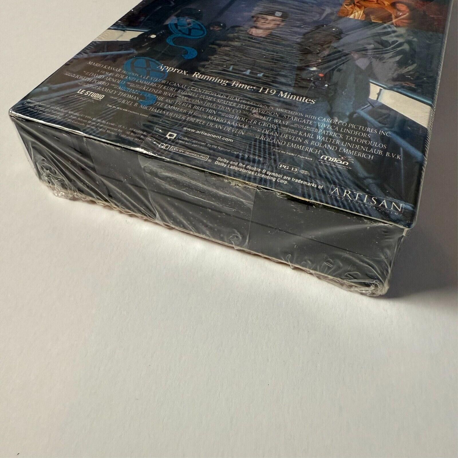 Designer Stargate VHS 2000 Y2K Watermarks Kurt Russell Vintage Sealed Size ONE SIZE - 8 Thumbnail