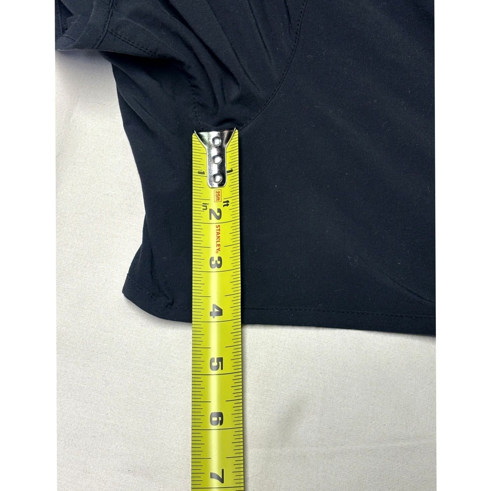 Nike NIKE Dri-Fit Running Shorts Black Grey Women's L Athletic Performance Moisture Wicking Quick Dry Lightweight Breathable Stretch Size 36" / US 14 / IT 50 - 8 Thumbnail