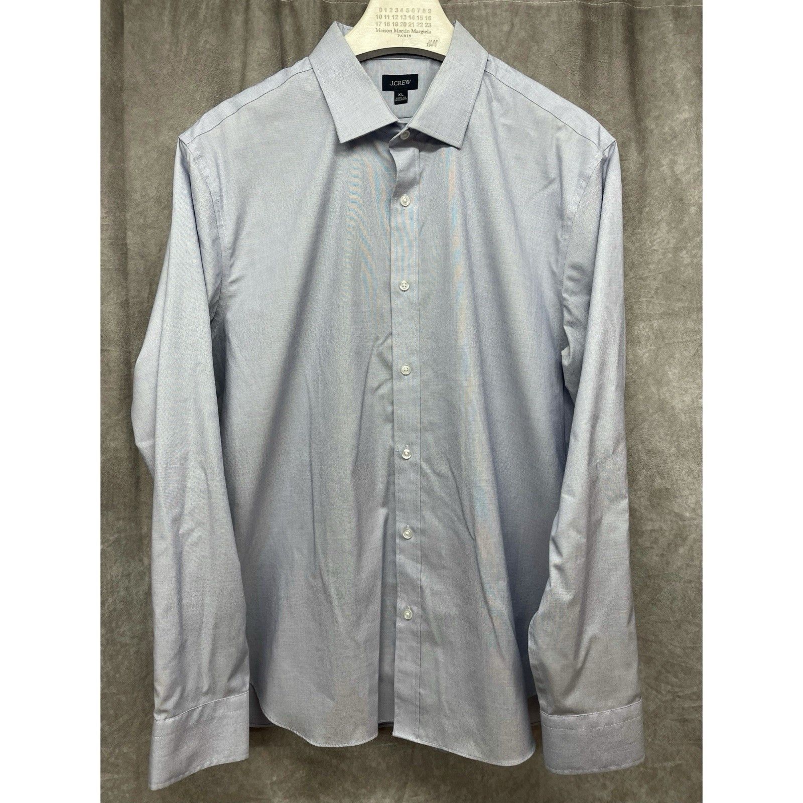 J.Crew J.Crew Men's Slim Fit Shirt Re-Imagined Blue 98% Cotton XL $ Size US XL / EU 56 / 4 - 1 Thumbnail