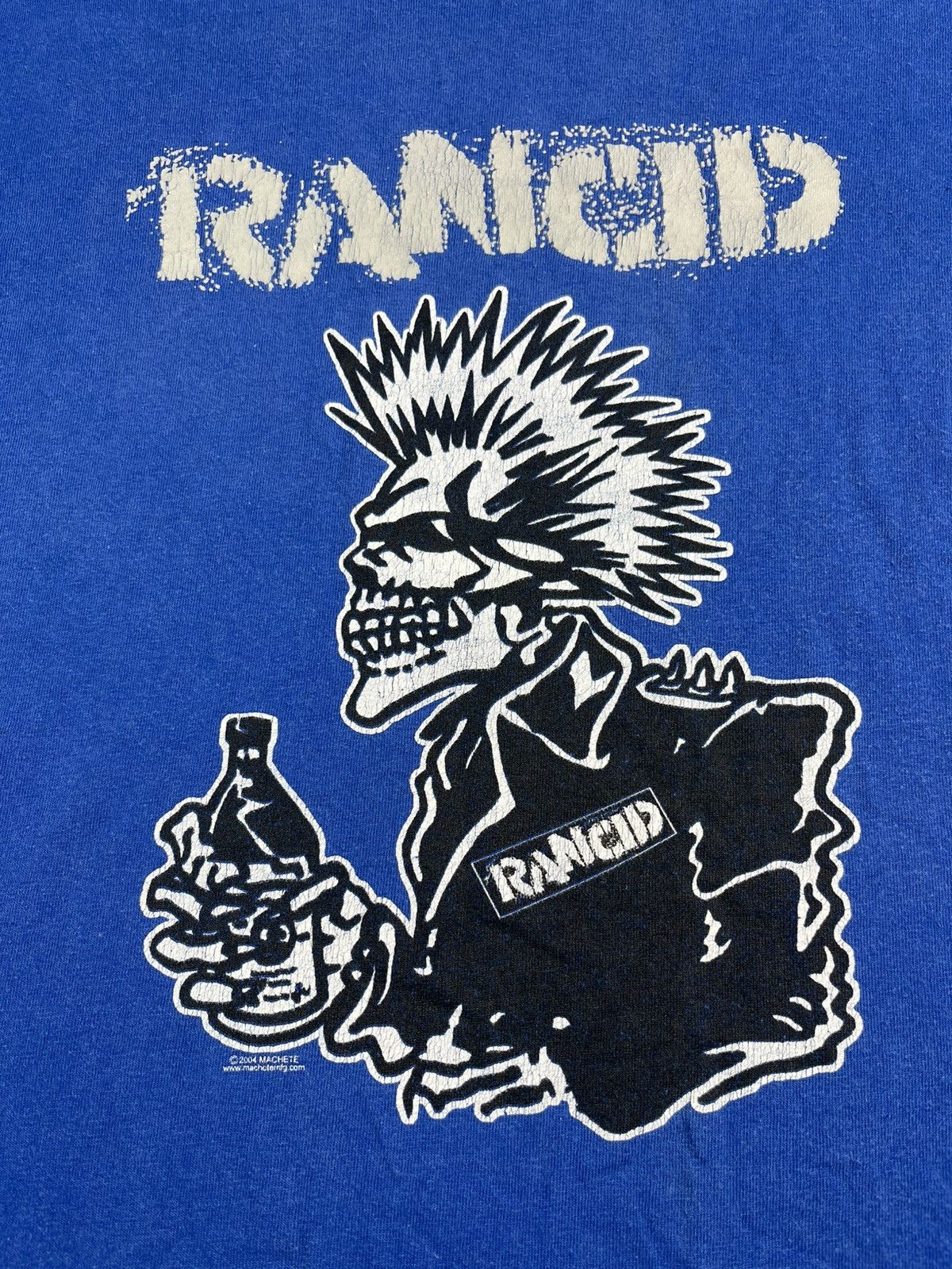 Anvil Rancid Punk Band Tee 2004 Graphic Blue Anvil L Size US L / EU 52-54 / 3 - 4 Thumbnail